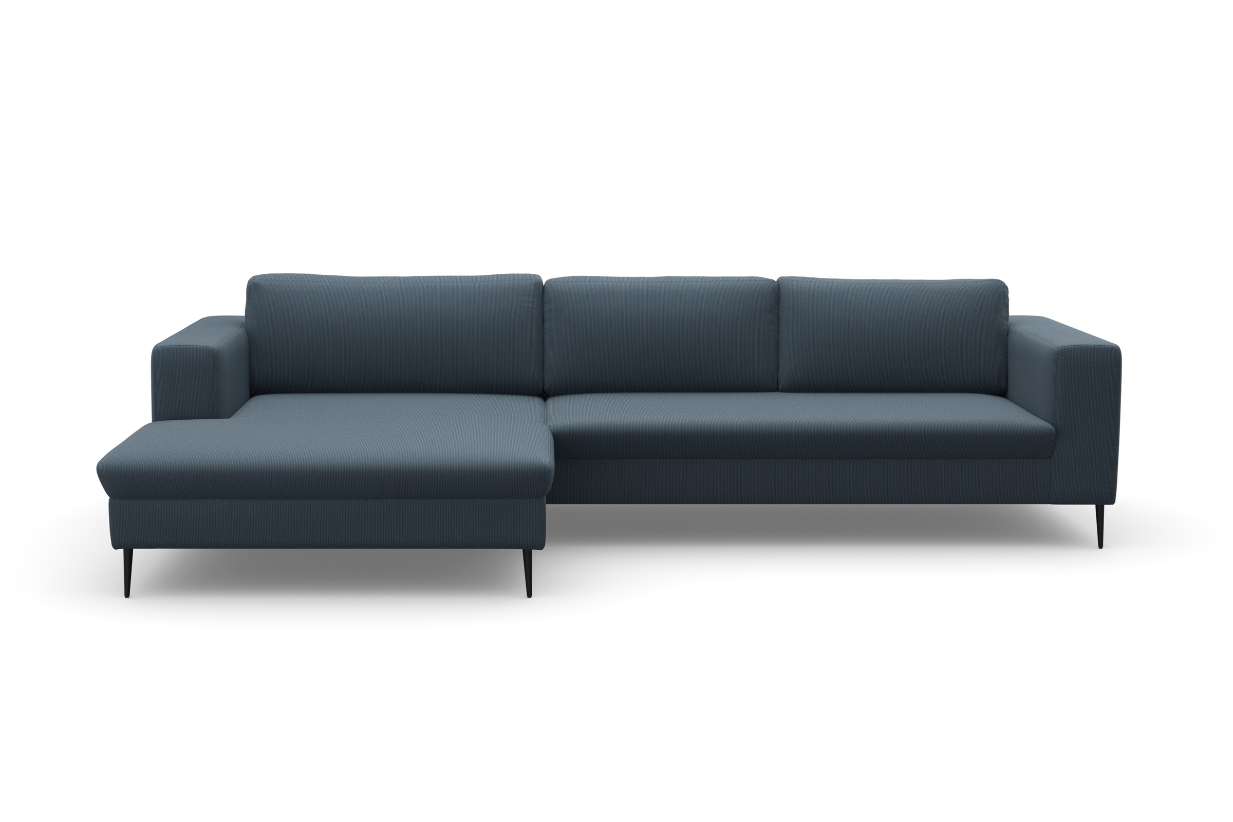 DOMO collection Ecksofa »Modica, zeitlos und elegant, L-Form«, moderne Optik mit extrabreiter Recamiere, auch in Cord