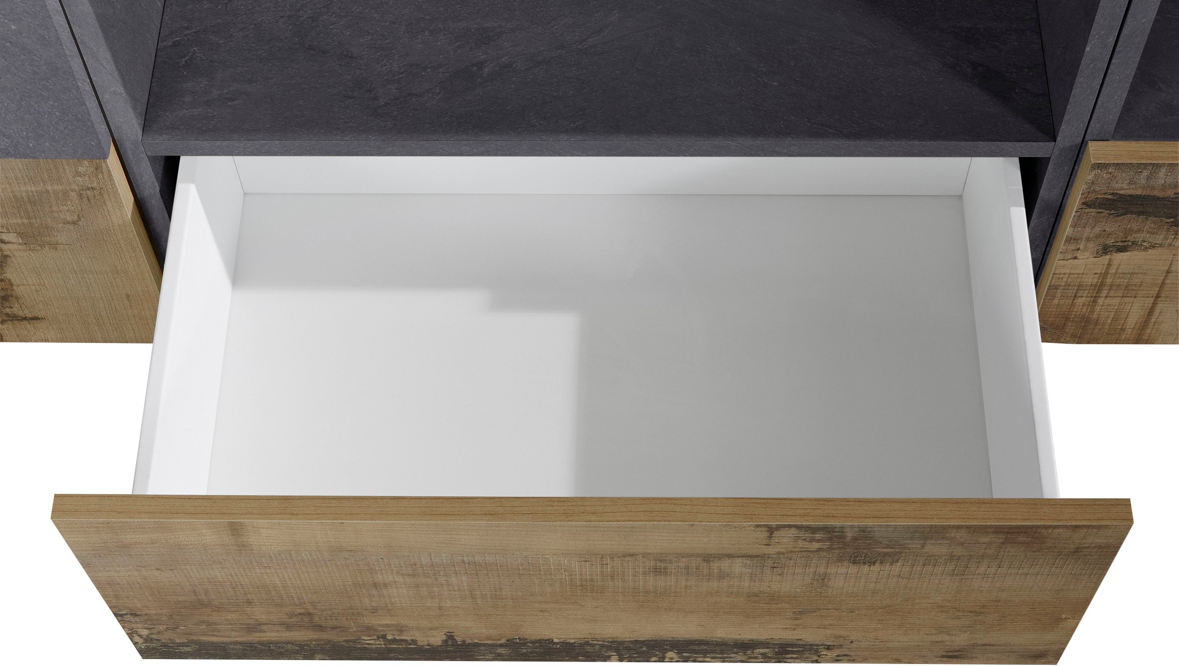 INOSIGN Lowboard »ALIEN- TV-Board, mit 4 Türen, 2 Schubladen und 2 offenen Fächern«, TV-Kommode Breite ca. 260 cm "Made in Italy"