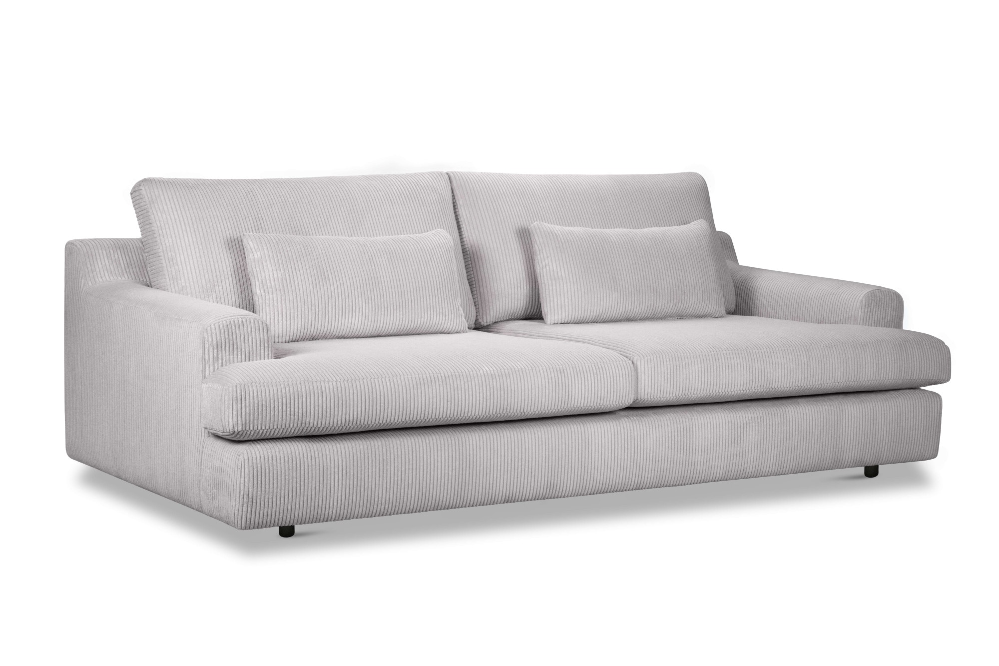 Home affaire Big-Sofa »Evelle 3 Sitzer Maxi«, 237 cm, tiefe Sitzfläche, Lounge-Sitzkomfort, Struktur, Breitcord