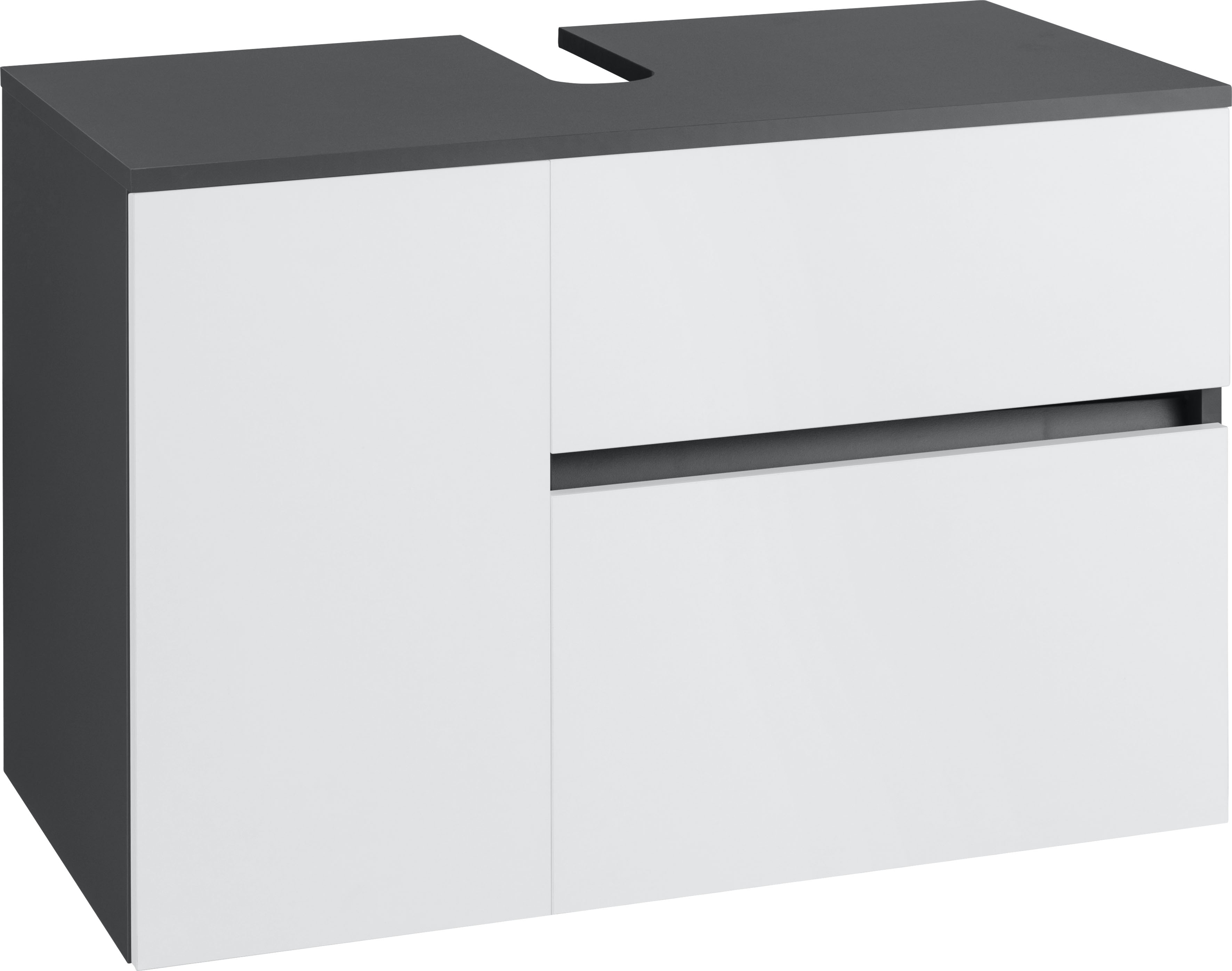 Waschbeckenunterschrank »Wisla«, Tür und Klappe mit Push-to-open-Funktion, Breite 80...