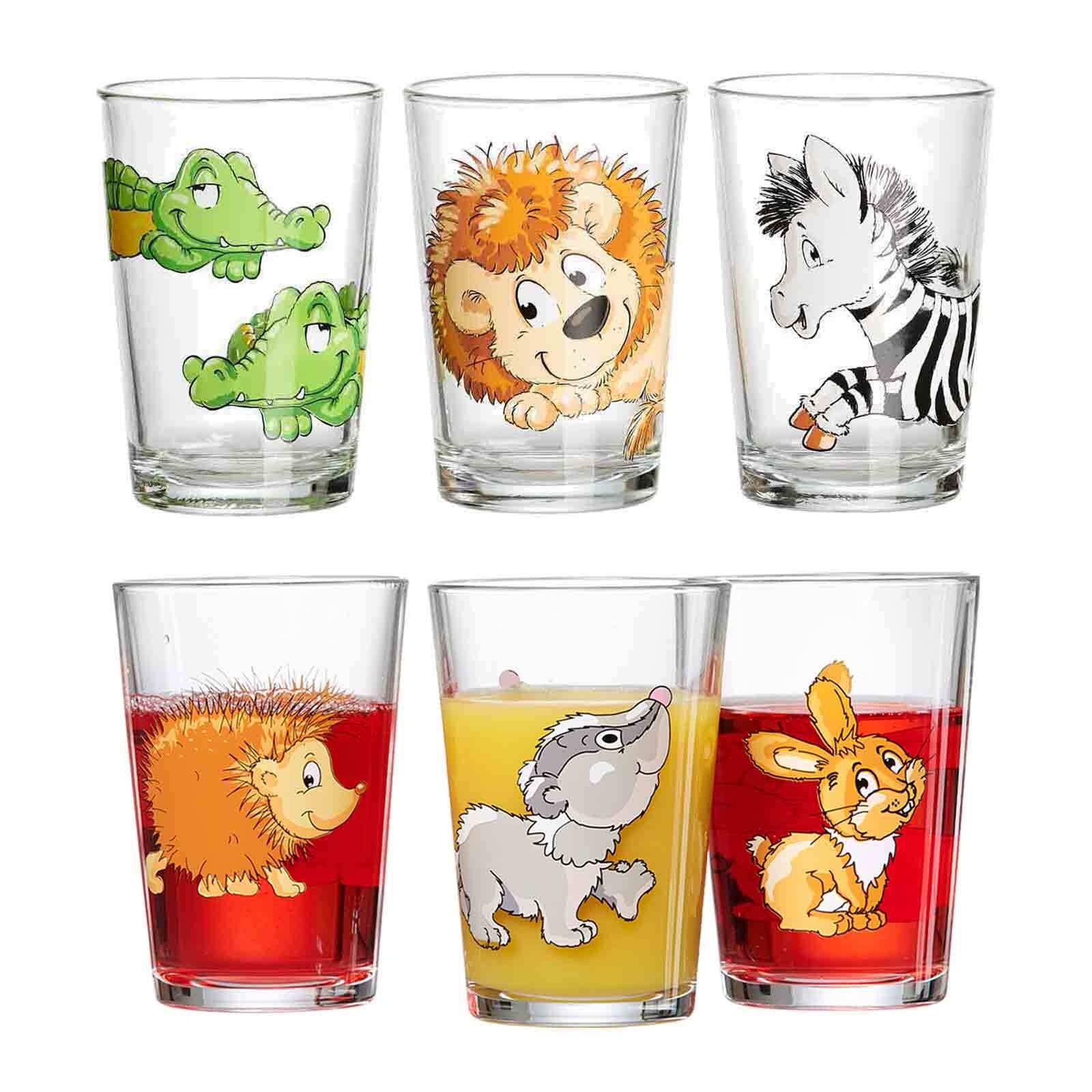 Ritzenhoff & Breker Kinderbecher »Kindergläser Happy Zoo Waldtiere 205 ml 6 günstig online kaufen