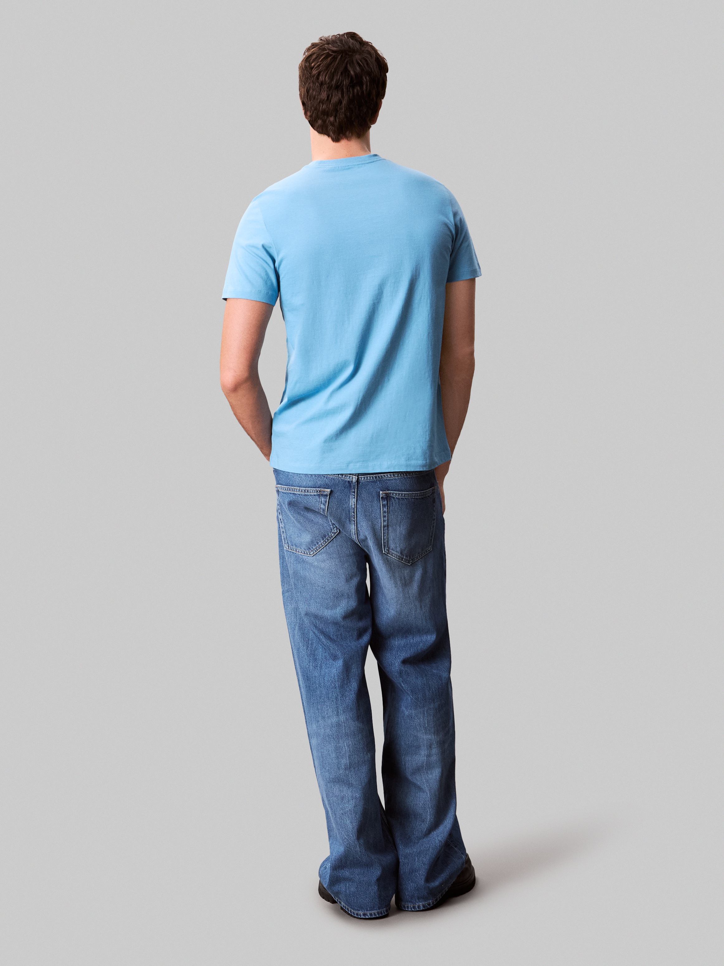 Calvin Klein Jeans T-Shirt »SS 30s E CLVN LN 3D«, Mit Rundhalsausschnitt