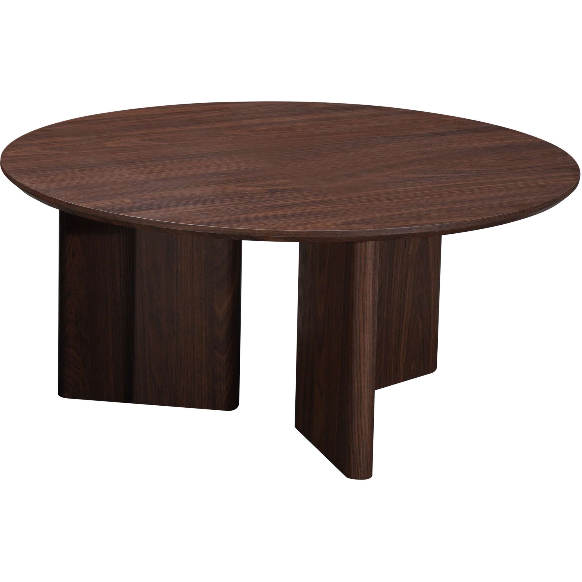 OTTO home Couchtisch »Cassian« 1 Stk. tlg. Walnussoptik, modernes Fußgestell, Breite 80 cm