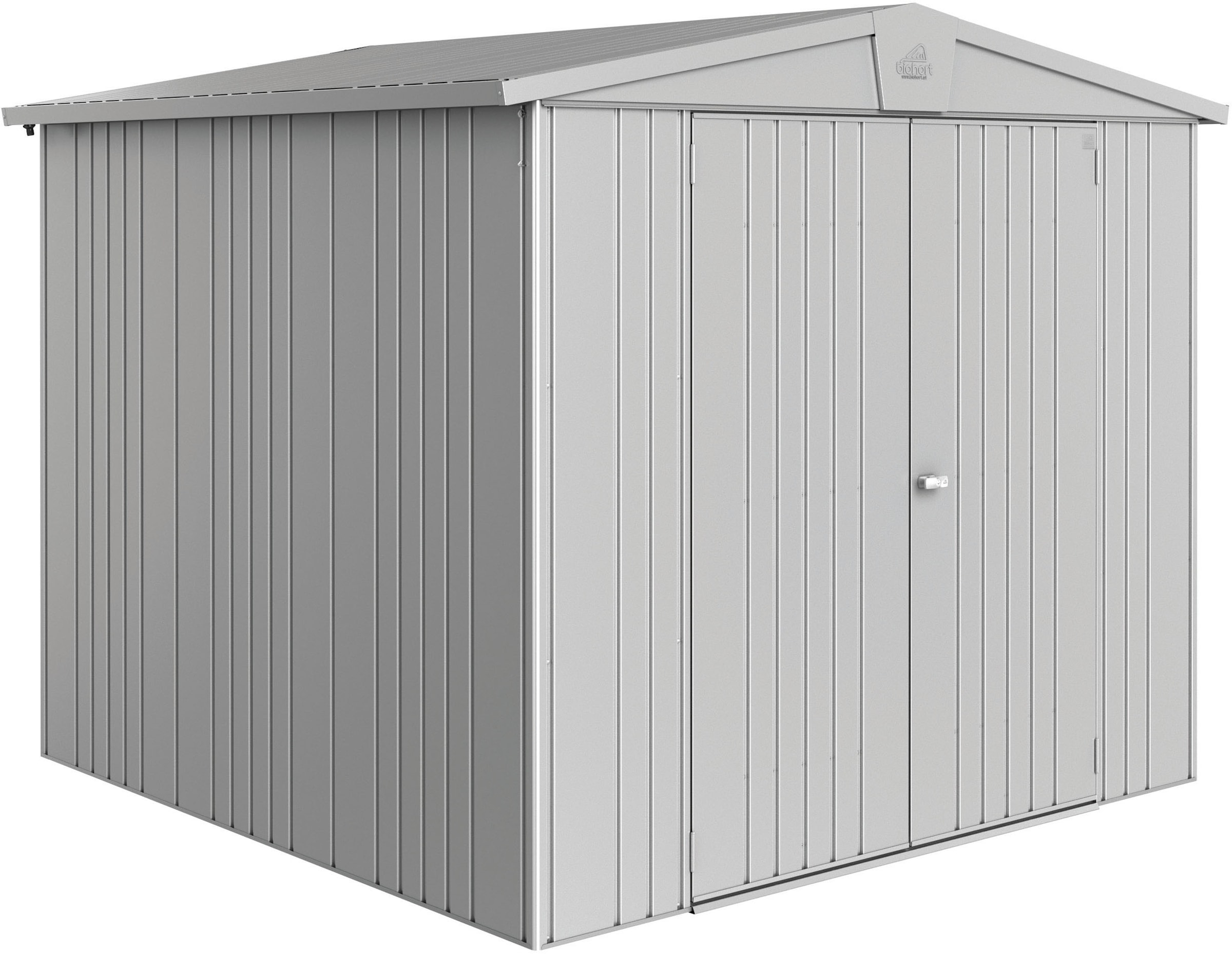 Biohort Gerätehaus »Europa Gr. 4, verschiedene Farben« Qualitäts-Geräteschuppen aus Metall