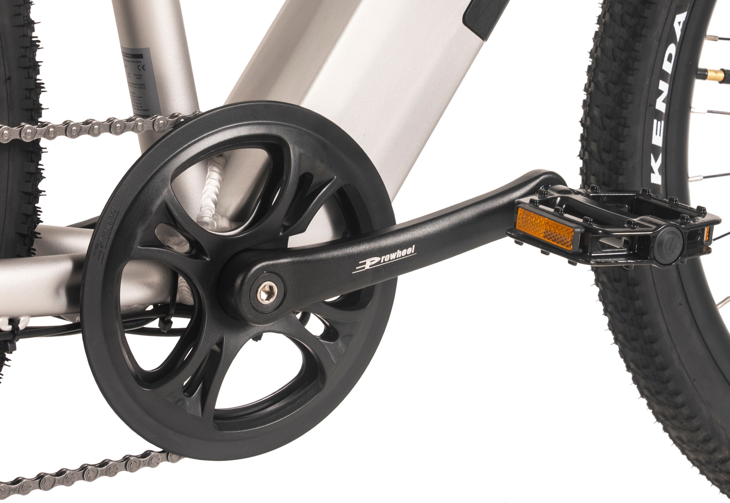 Adore E-Bike »27,5" GV-650 Heckmotor 50NM / 15Ah Brushed Silver matt«, 8 Gang, Shimano, Altus, Heckmotor 250 W