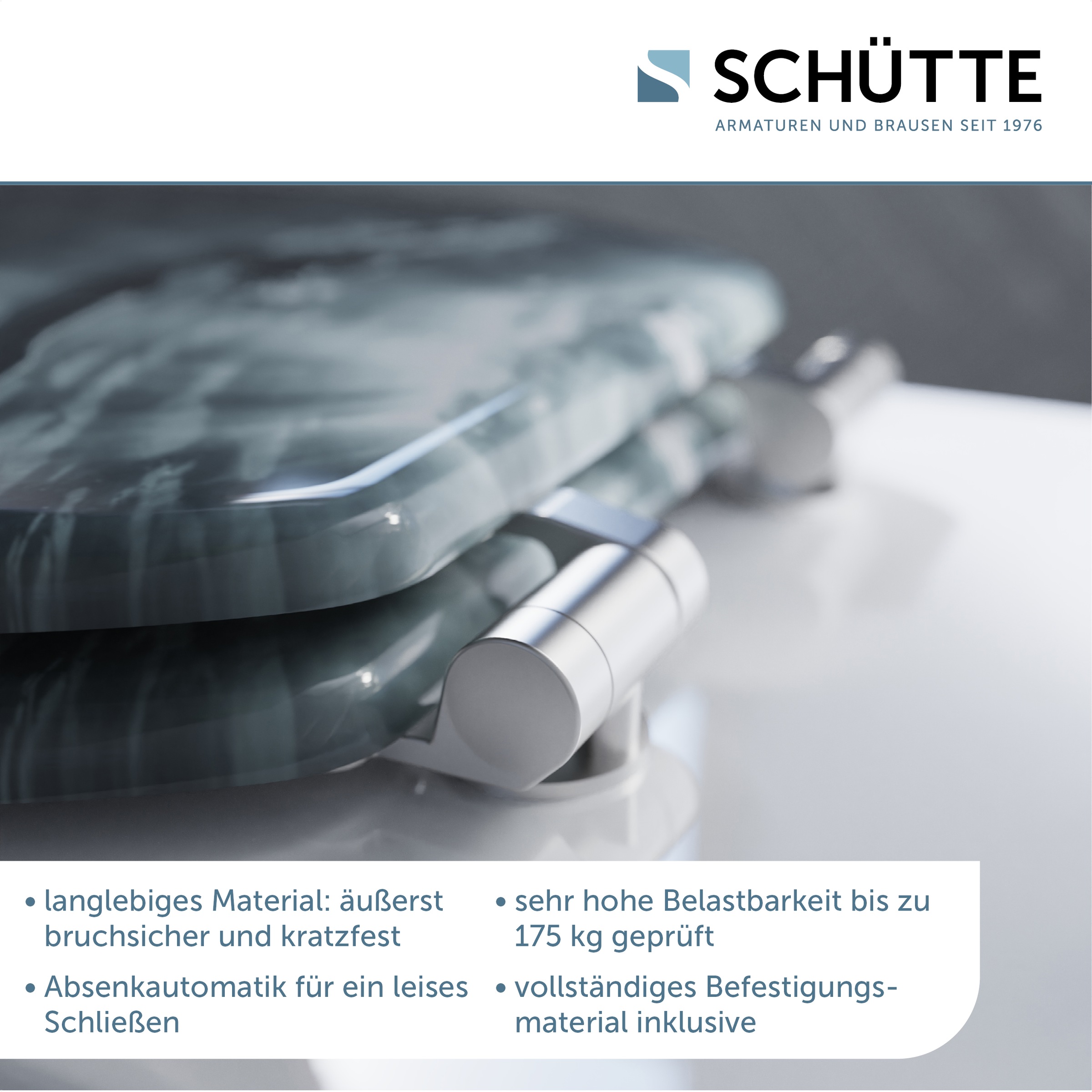 Schütte WC-Sitz »DEEP DIVE« aus MDF mit Absenkautomatik, kratzfest und bruc günstig online kaufen