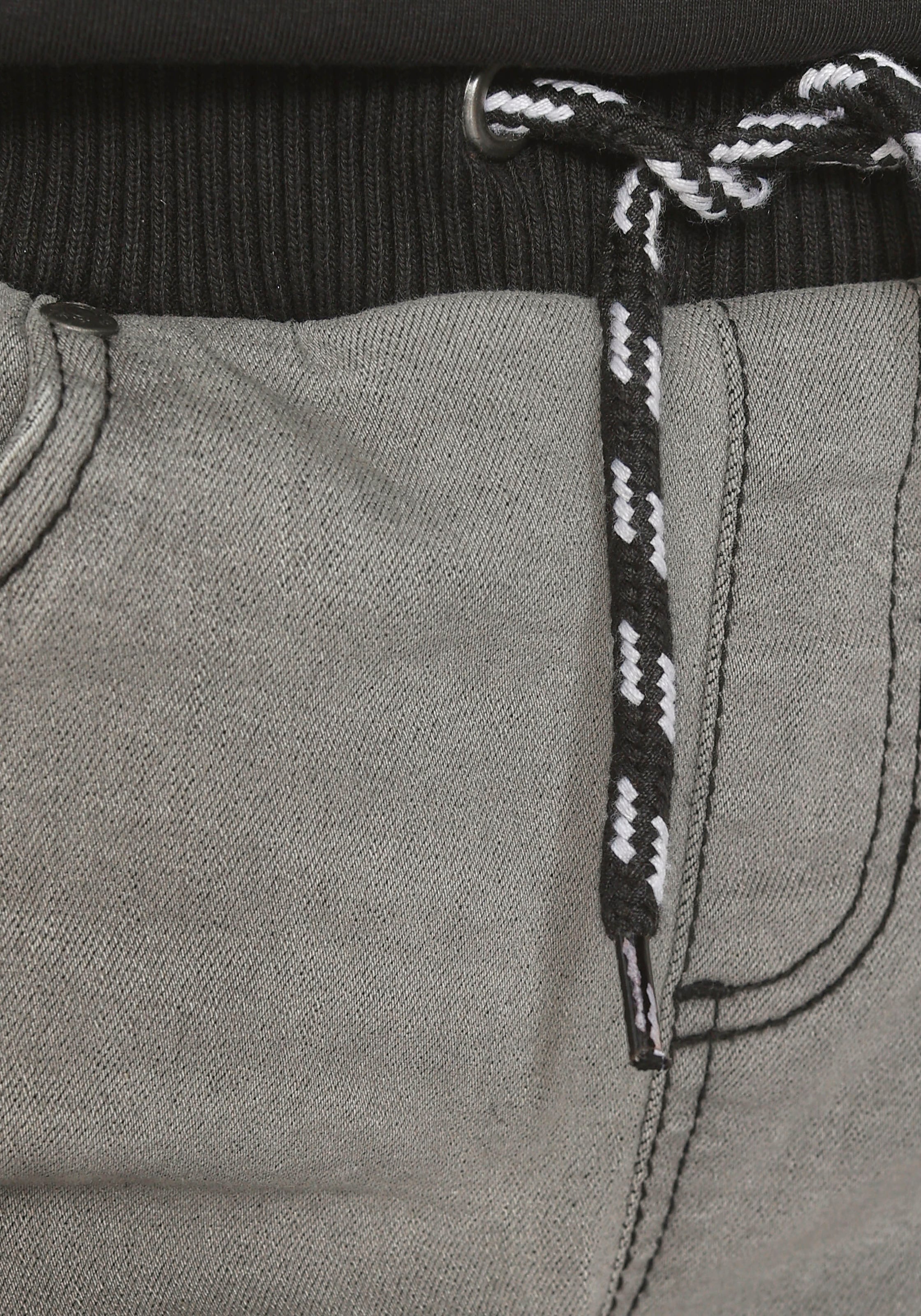 Arizona Schlupfjeans », Stretch-Jeans für Jungen«, bequeme O-Shape-Passform, Used-Look-Waschung