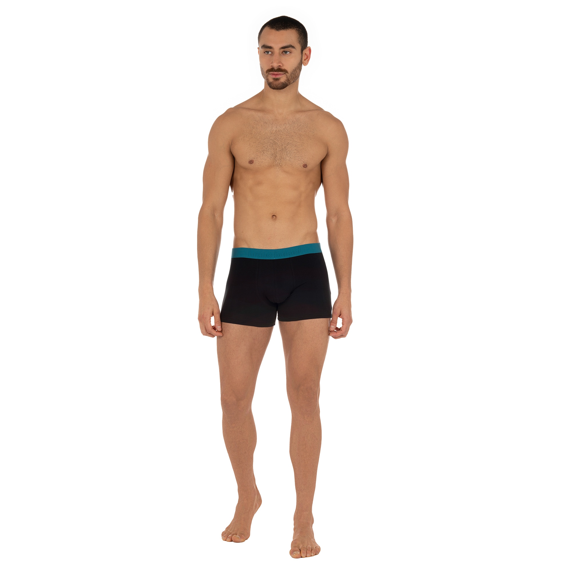 Bruno Banani Boxershorts »FLOWING«, (2er Pack), mit kontrastfarbenem Bündchen