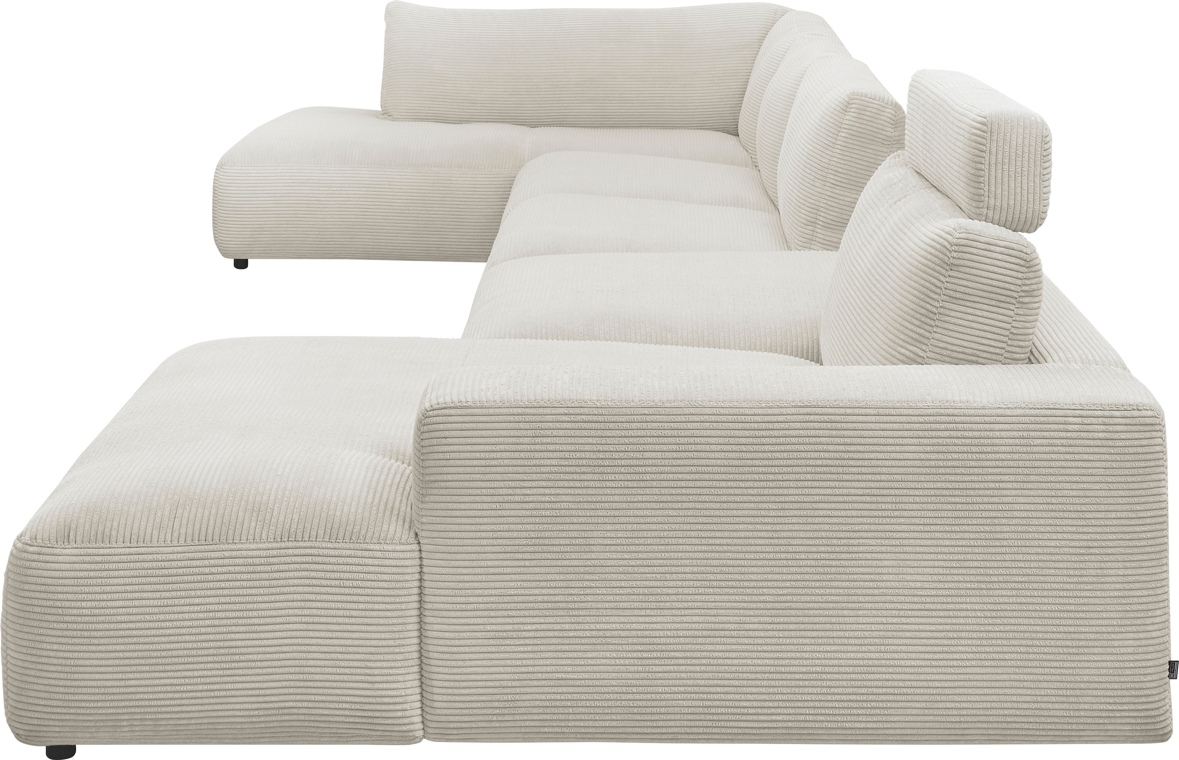 Musterring Wohnlandschaft »Lucia U-Form«, Cord-Bezug, inklusive Kopfstütze, Gesamtbreite 524 cm