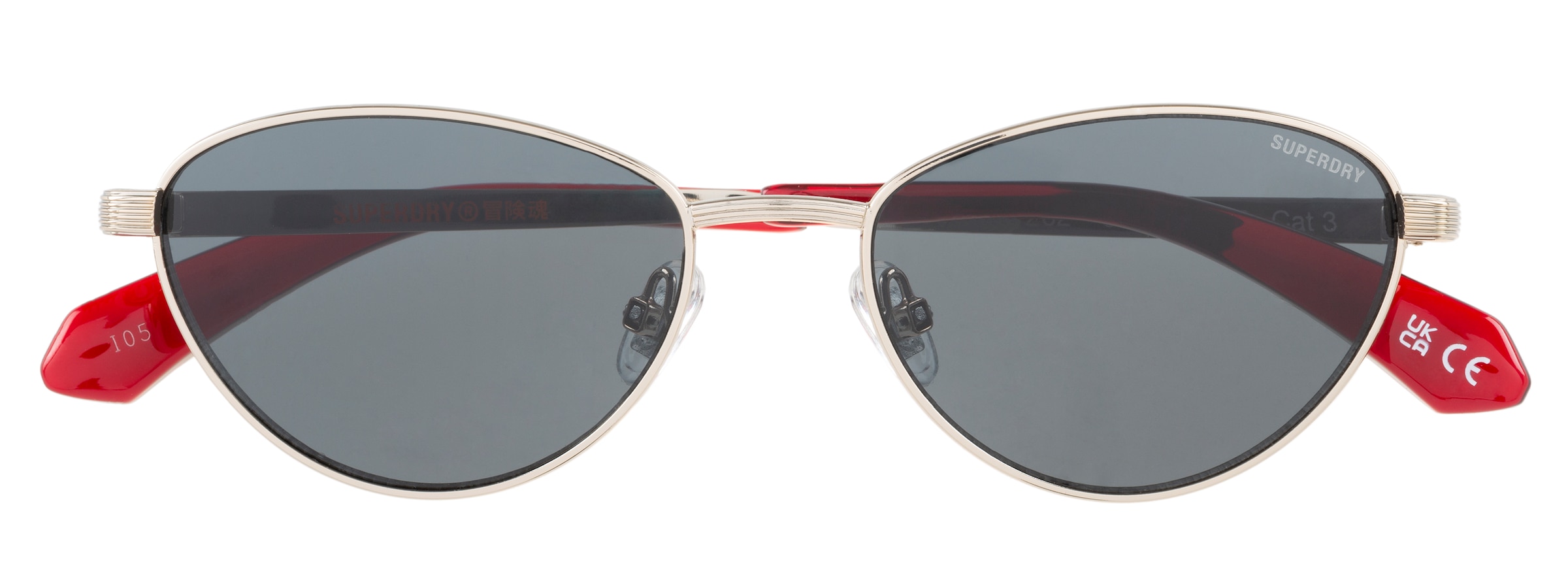 Superdry Sonnenbrille »Modell 995059« Form Feminin, Logoschriftzug auf Bügel, Metallfassung