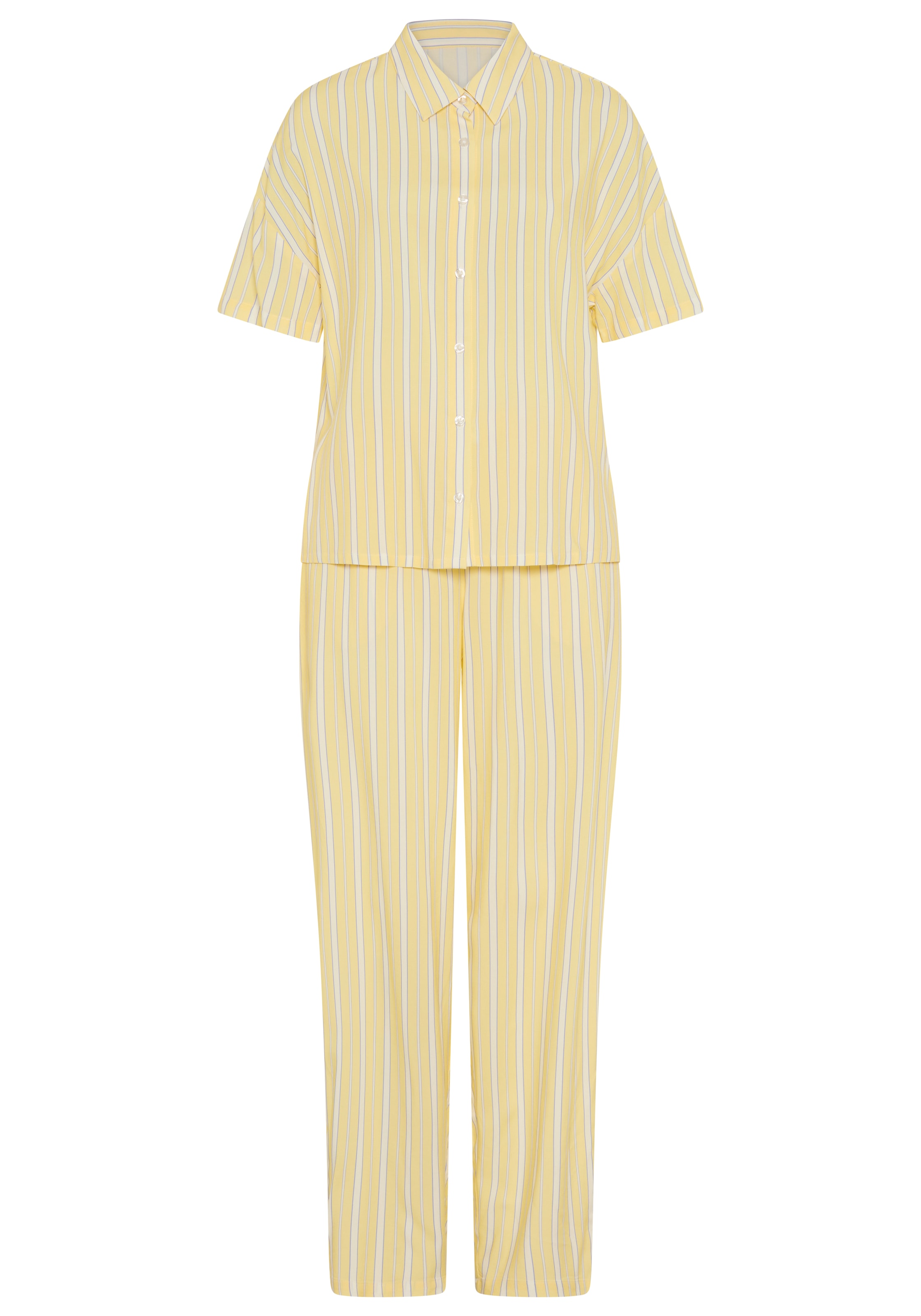 LSCN by LASCANA Pyjama Set, 2 mit weiter Ballon-Hose