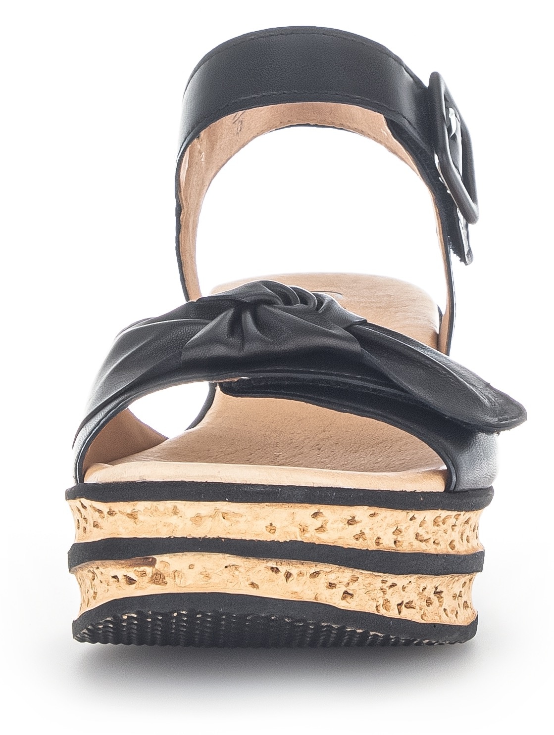 Gabor Keilsandalette  , Keilabsatz, Sommerschuh, Riemchensandale mit schöner Zierschleife