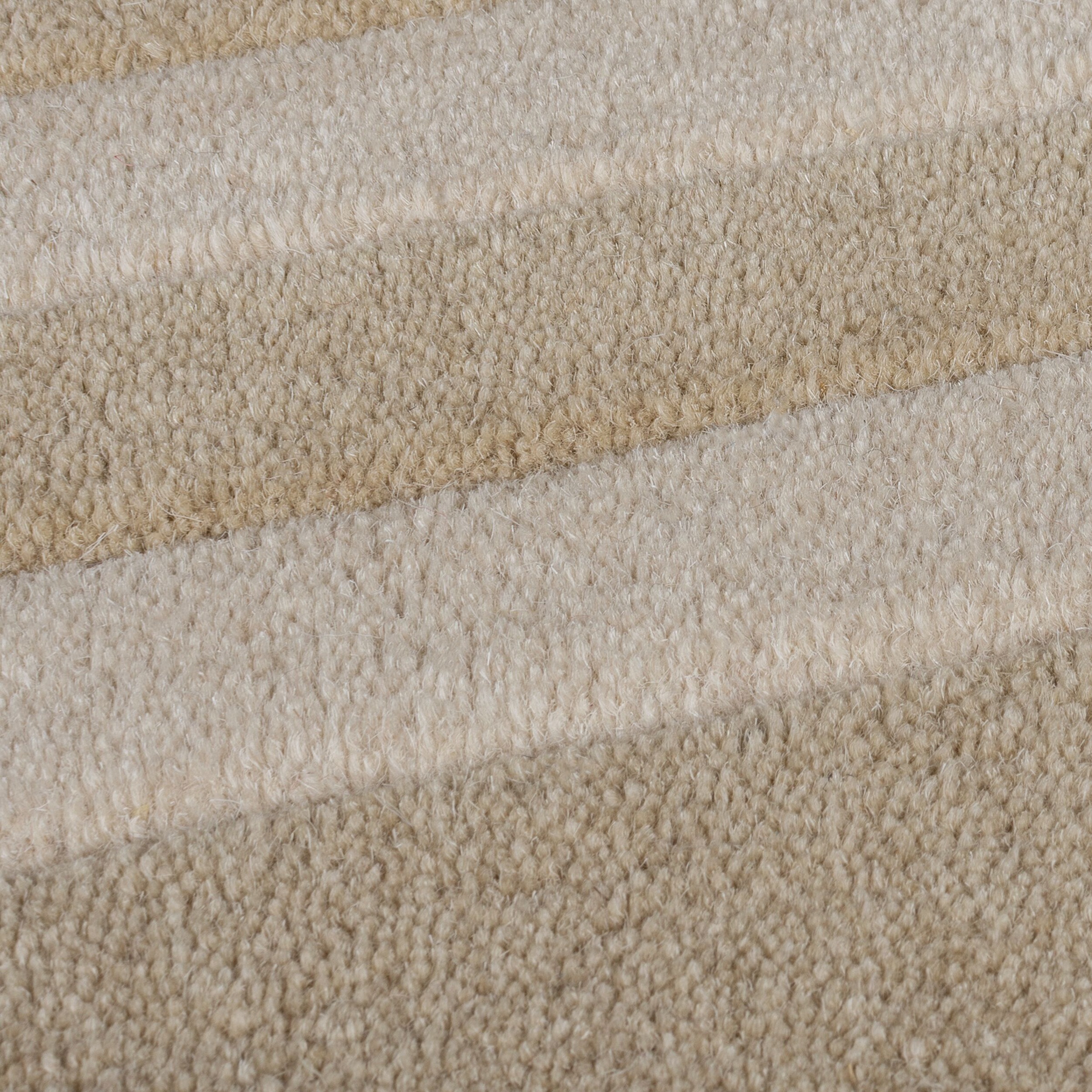 FLAIR RUGS Wollteppich »Lois rund«, rund, 7 mm Höhe, Lois Wollteppich mit Jakobsmuschelbordüre