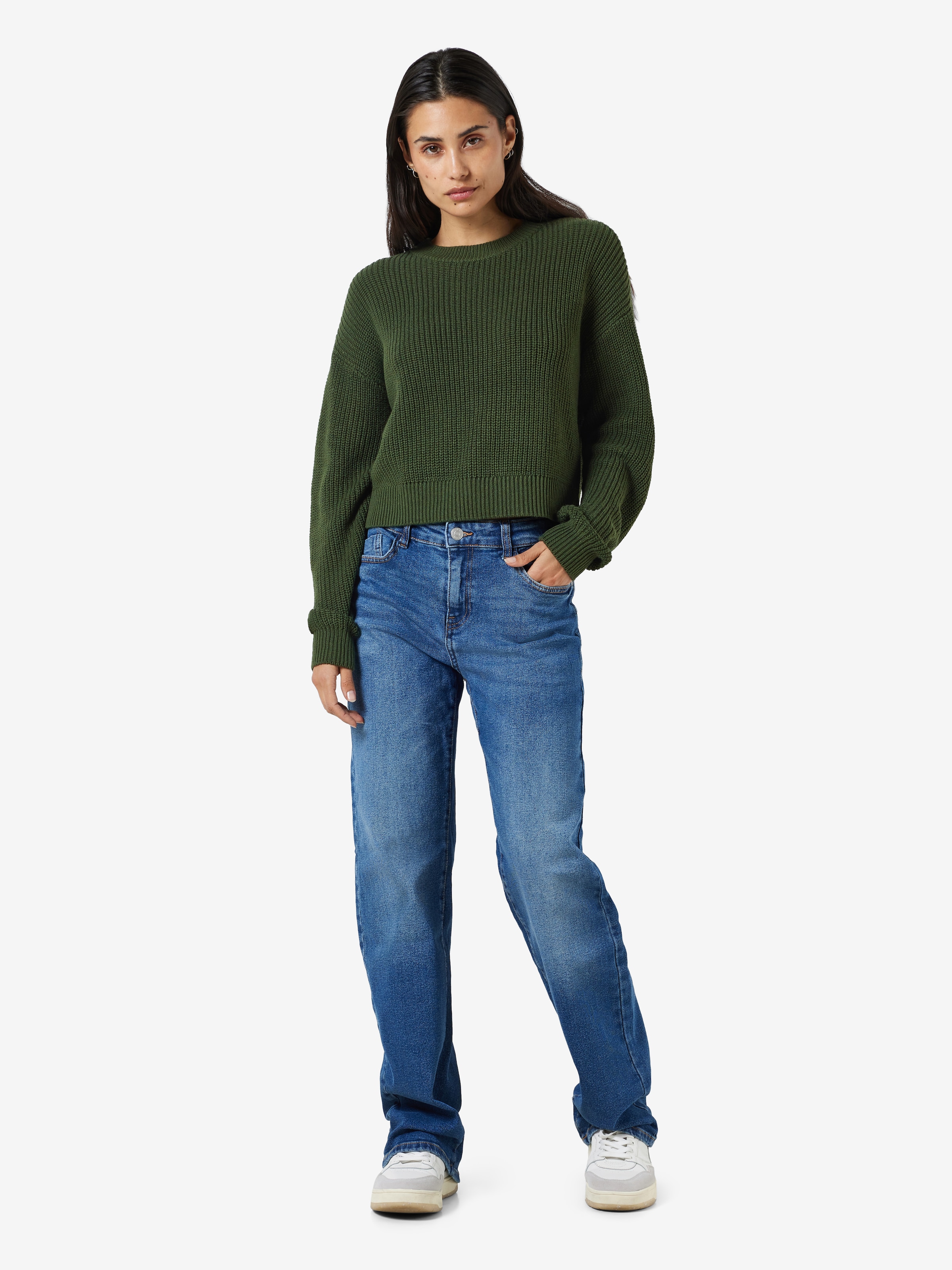 Noisy may Rundhalspullover »NMMAYSA L/S O-NECK KNIT NOOS«