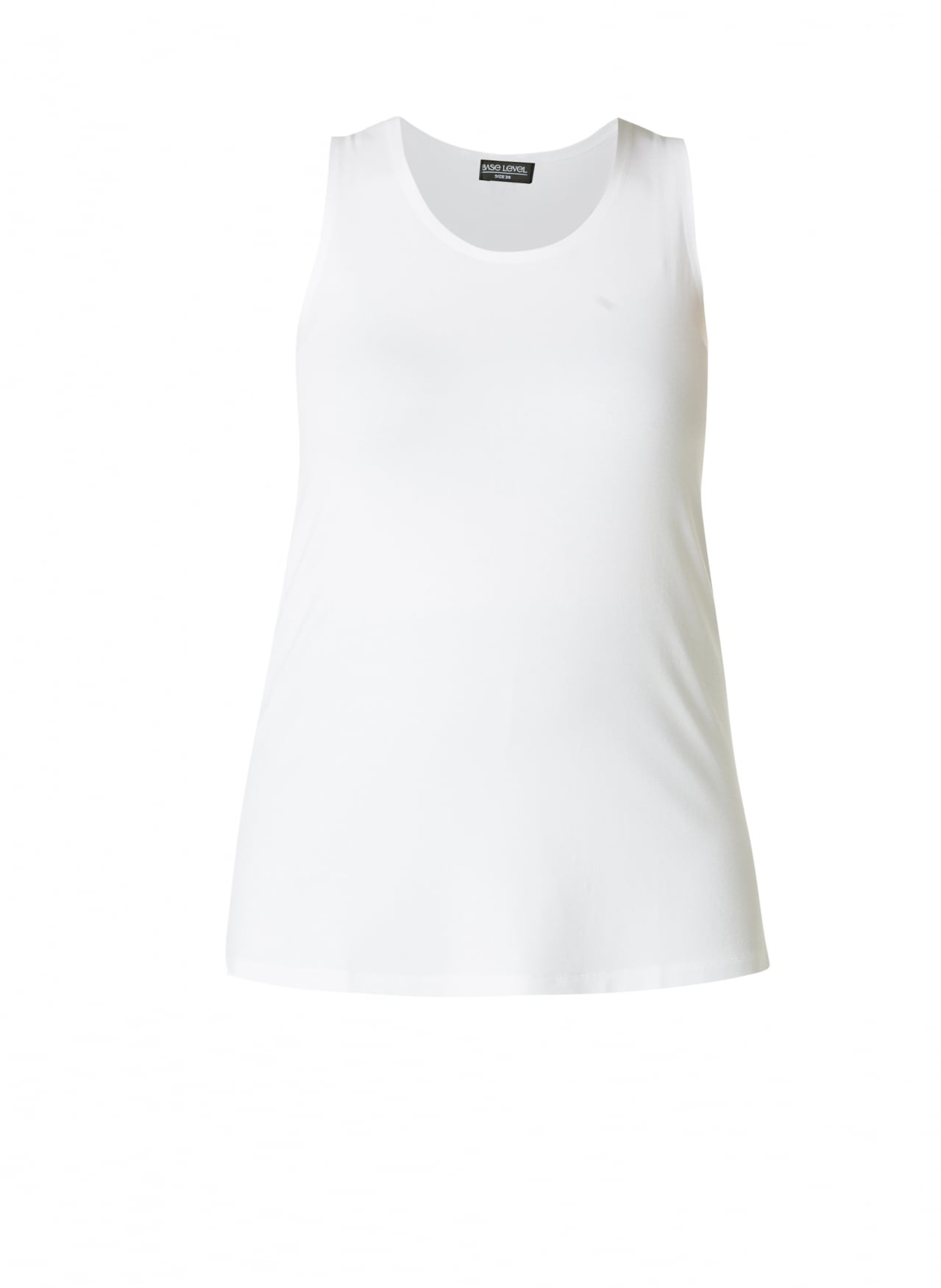 Base Level Curvy Trägertop Hüftbedeckender Schnitt mit Schlitzen am Saum