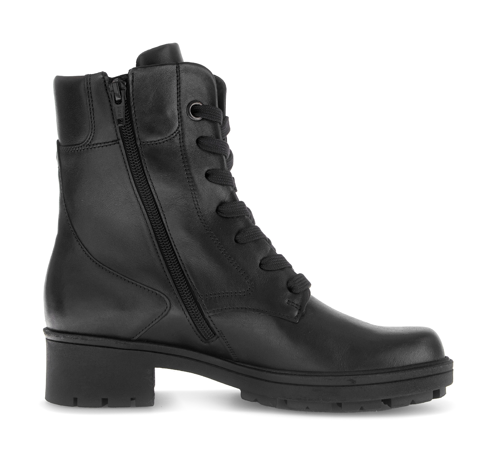 Gabor Schnürstiefelette, Blockabsatz, Schnürboots in Bequemweite G (= weit)