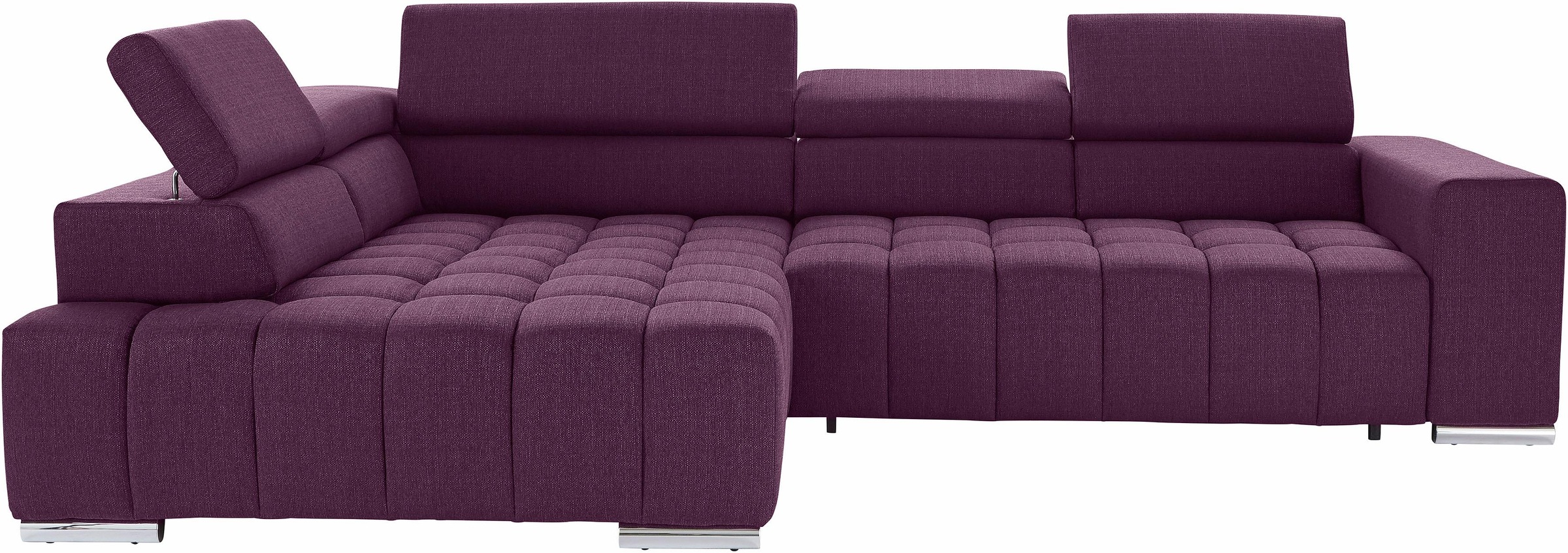 exxpo - sofa fashion Ecksofa »Elias, aktuelle Kreuzsteppung im Sitz, bequem günstig online kaufen