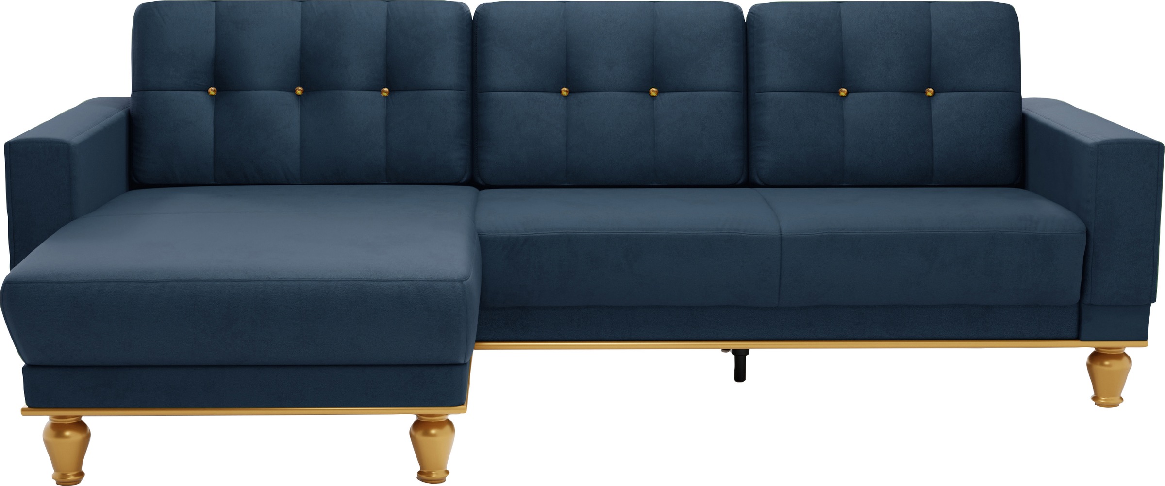 sit&more Ecksofa »Orient 5 L-Form«, mit Strass-Stein, wahlweise mit Bettfun günstig online kaufen
