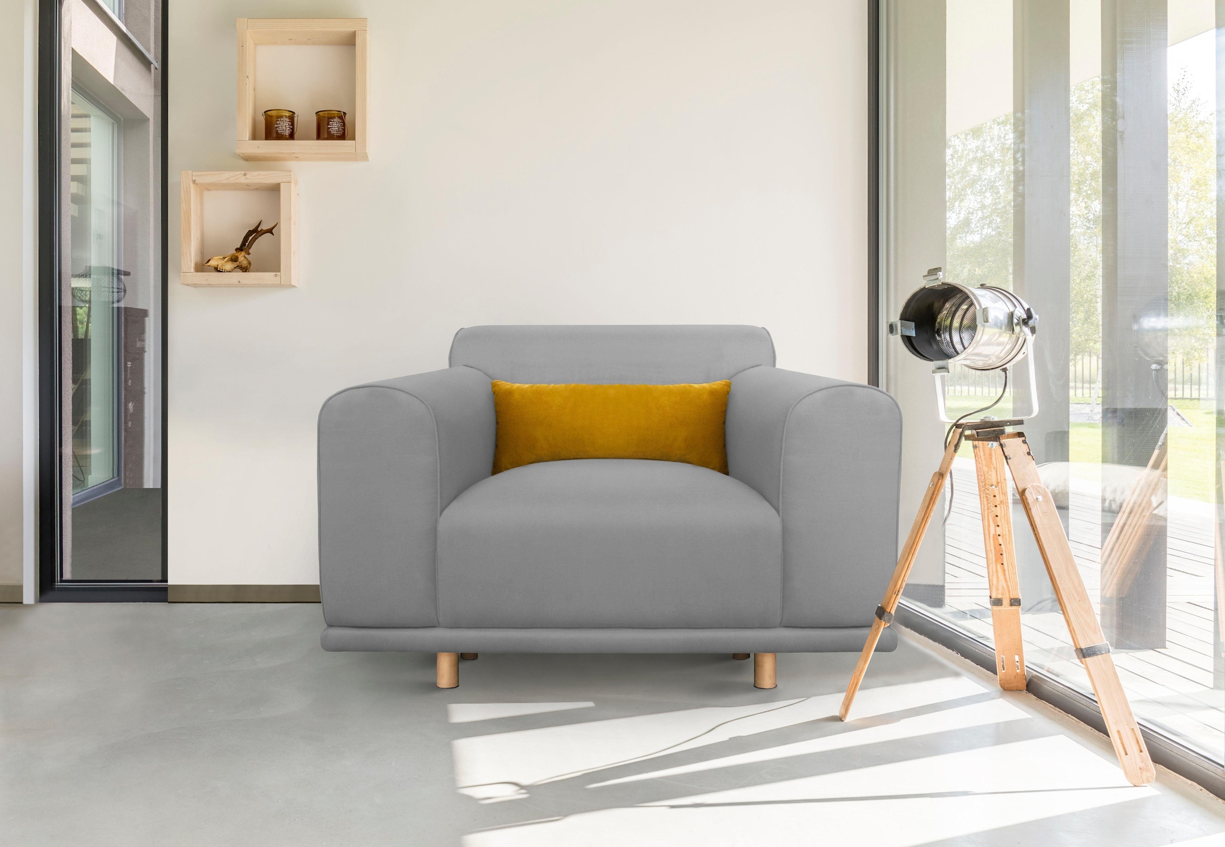 OTTO home Loveseat »Maroon Sessel« in skandinavischem Design, mit losem Kis günstig online kaufen