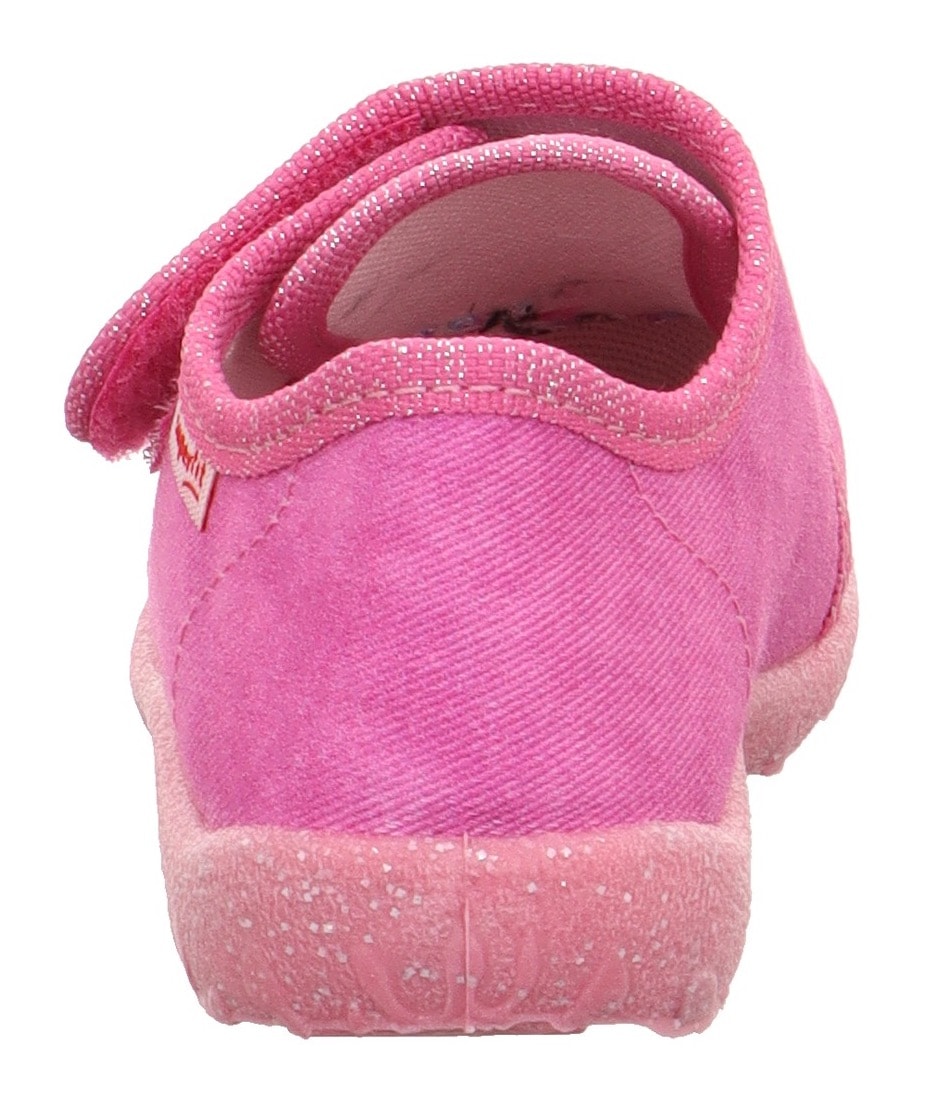 Superfit Hausschuh »SPOTTY WMS: Mittel«, Kindergartenschuh mit Klettverschluss, Größenschablone zum Download