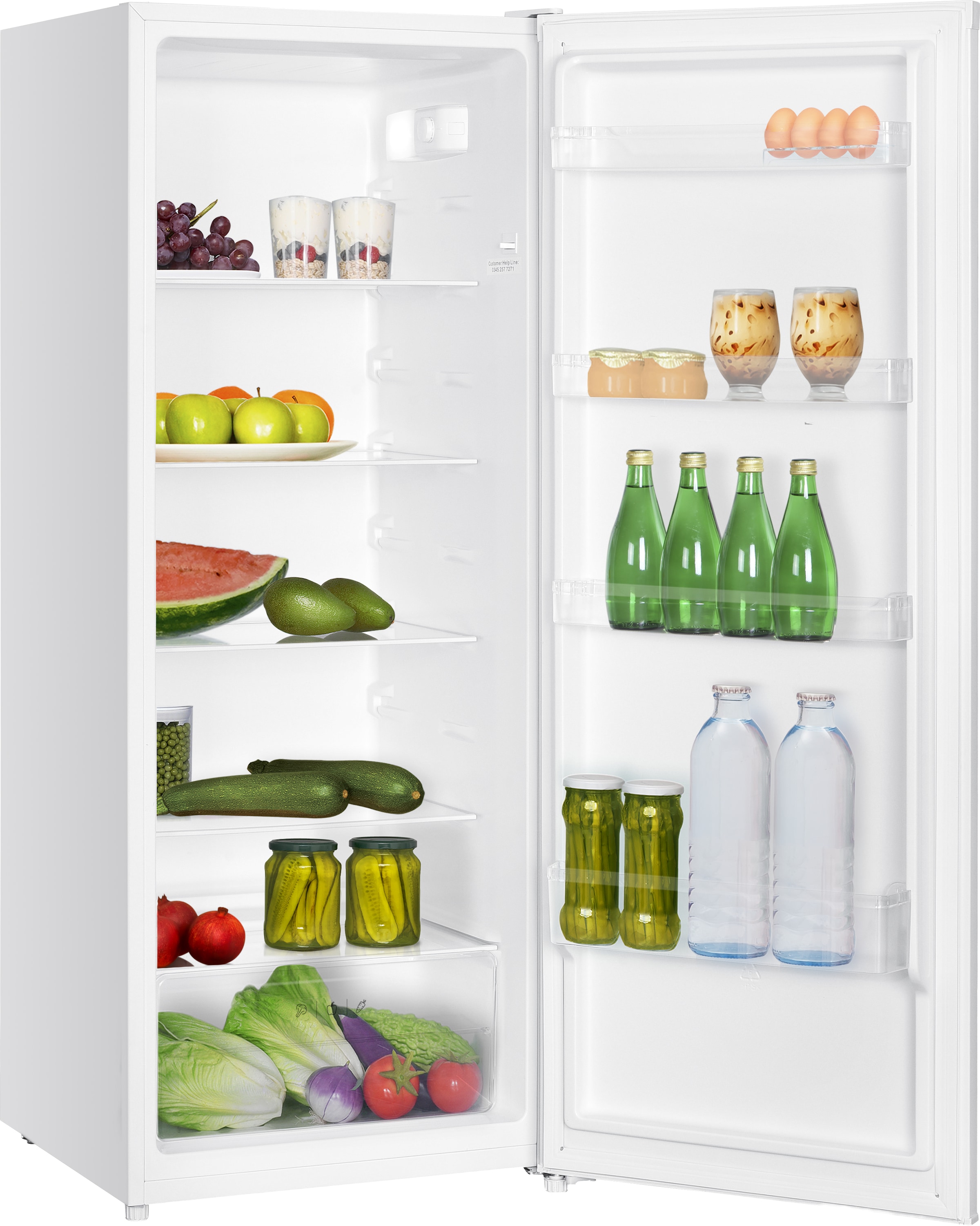 Amica Vollraumkühlschrank »VKS 354 133 W« 143 cm hoch 55 cm breit Großer Innenraum, schlankes Format – passt perfekt