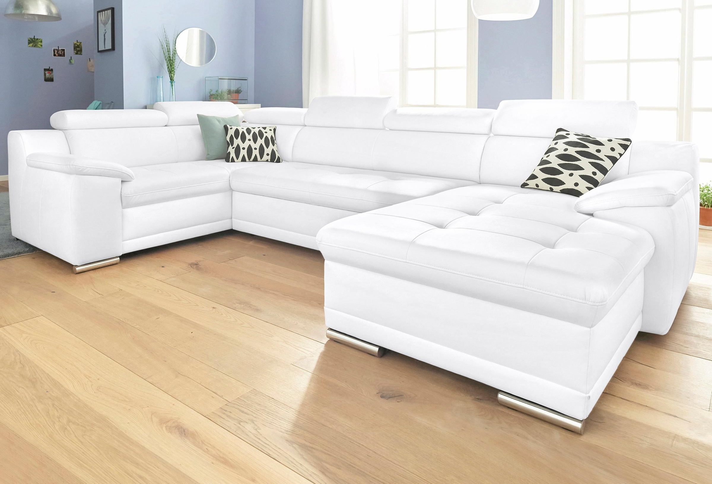 sit&more Wohnlandschaft »Top Andiamo U-Form«, mit Kopfteilverstellung, wahlweise mit Bettfunktion
