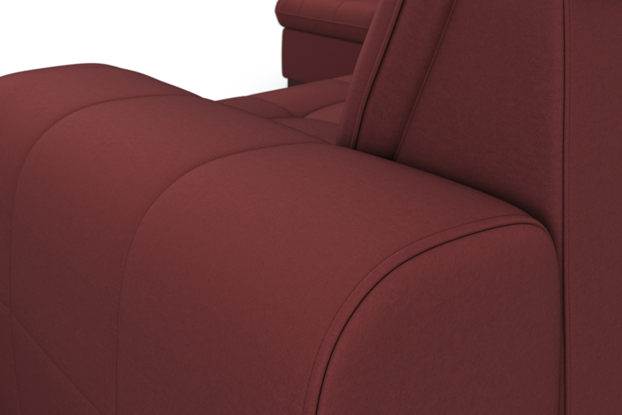 sit&more Ecksofa »Luxor L-Form« wahlweise mit Bettfunktion, Stauraum und Kopfteilverstellung
