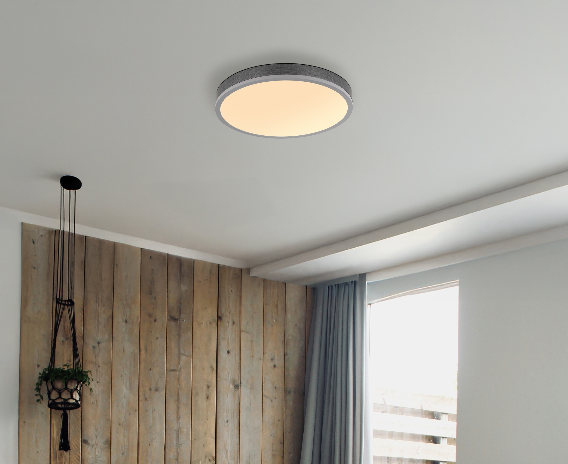 GLOBO LIGHTING Deckenleuchte »DORO« LED-Modul 1 Stk. Warmweiß Deckenlampe W günstig online kaufen