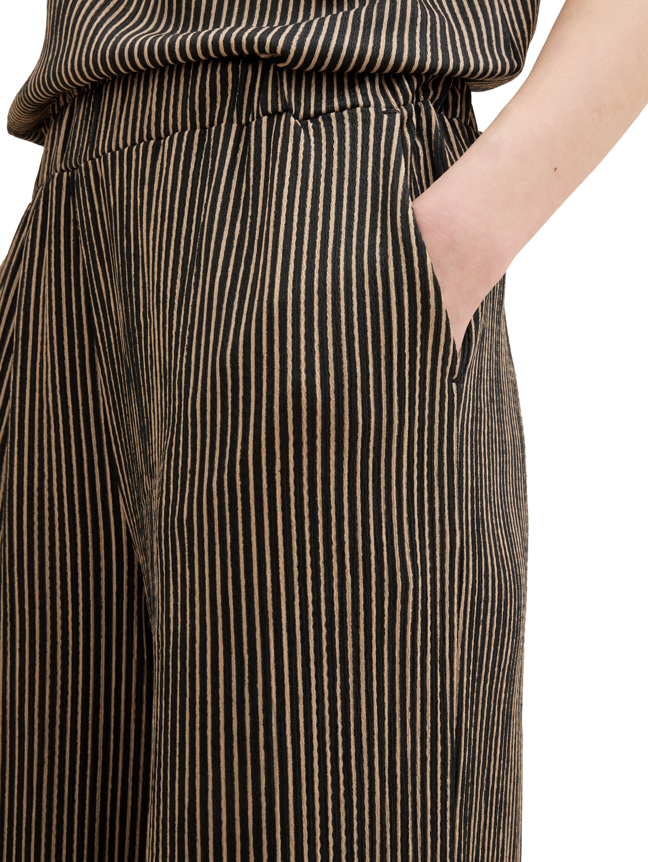 TOM TAILOR Denim Culotte, mit Streifenmuster