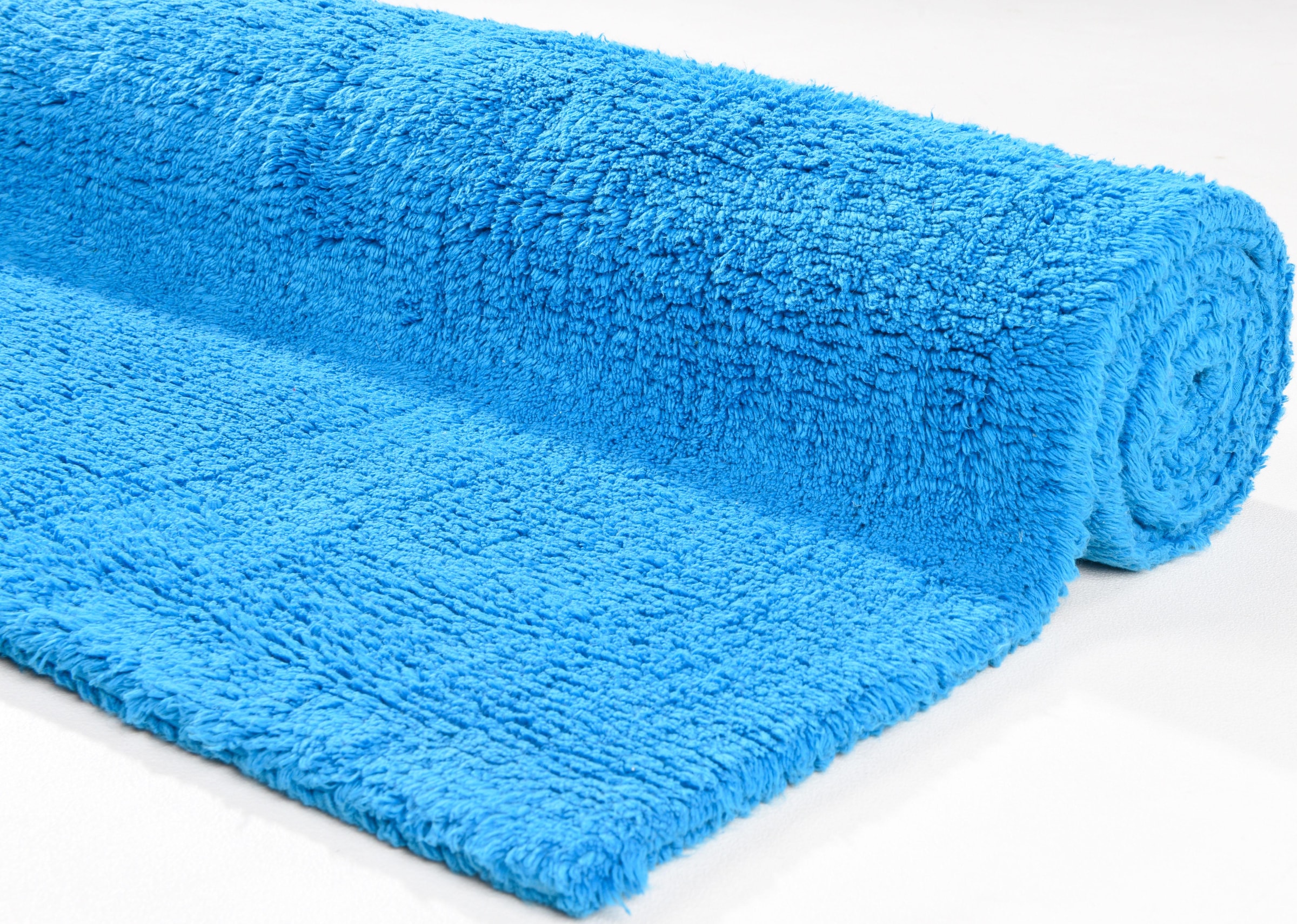 TOM TAILOR HOME Badematte »Cotton Double Uni«, beidseitig nutzbar-fußbodenheizungsgeeignet-strapazierfähig, Badteppich, Uni Farben, rechteckig & quadratisch erhältlich