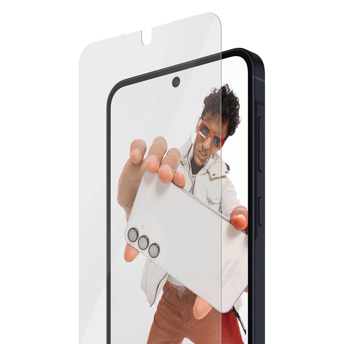 SAFE by PanzerGlass Displayschutzglas »Ultra-Wide Fit Screen Protector mit EasyAligner« für Samsung Galaxy A57 Displayschutzfolie, Schutzfolie, Bildschirmschutz, kratz- & stoßfest