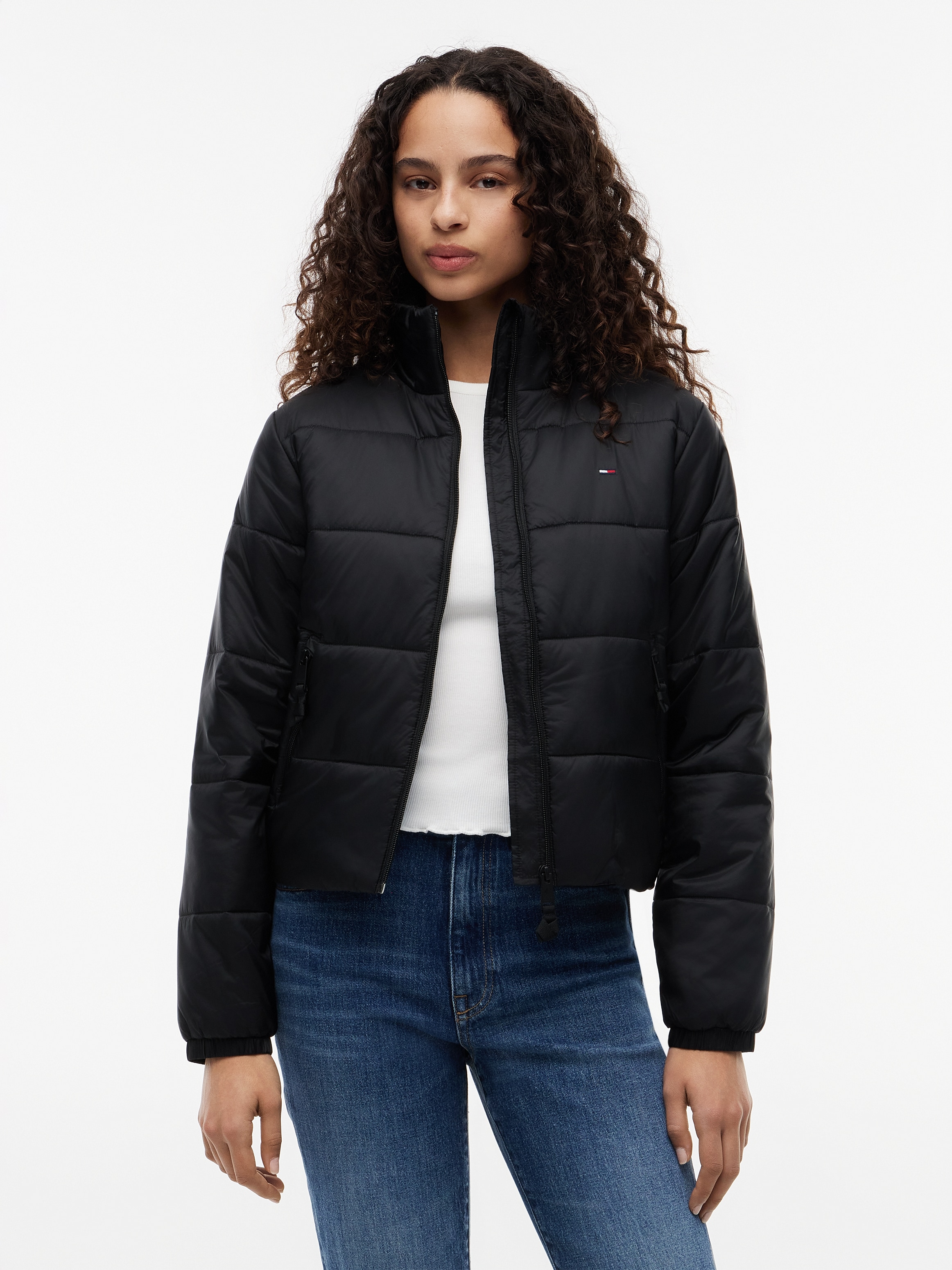 Tommy Jeans Steppjacke »TJW REG PADDED JACKET« Steppware, Reißverschlusstaschen, Stehkragen