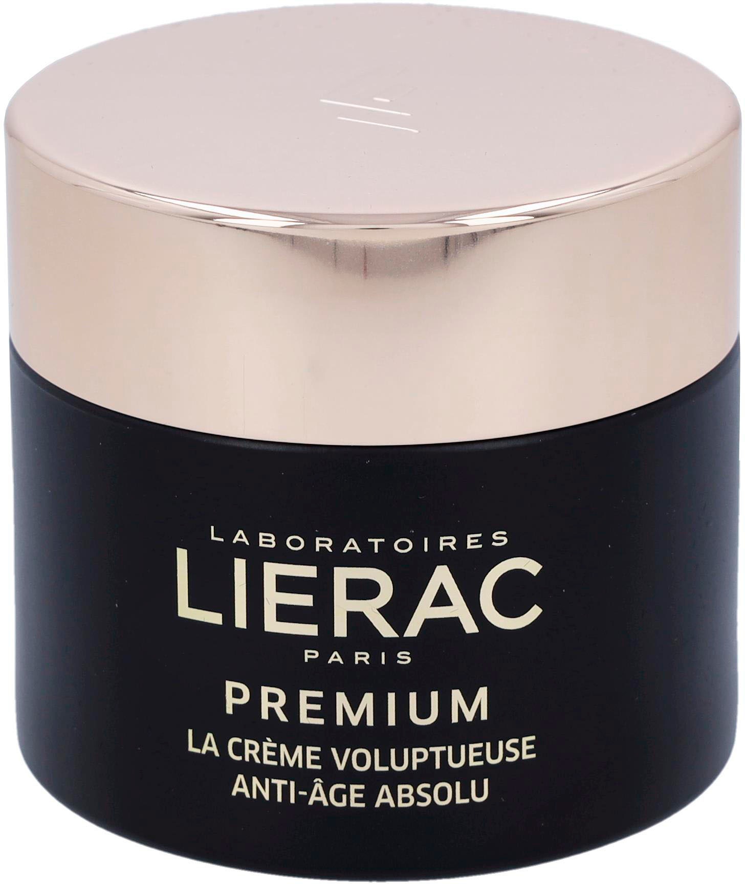 LIERAC Anti-Aging-Creme »Premium La Creme Voluptueuse Anti-Age Absolu« Reichhaltig, sofortige Neue-Haut-Effekt, für alle Hauttypen. transparent