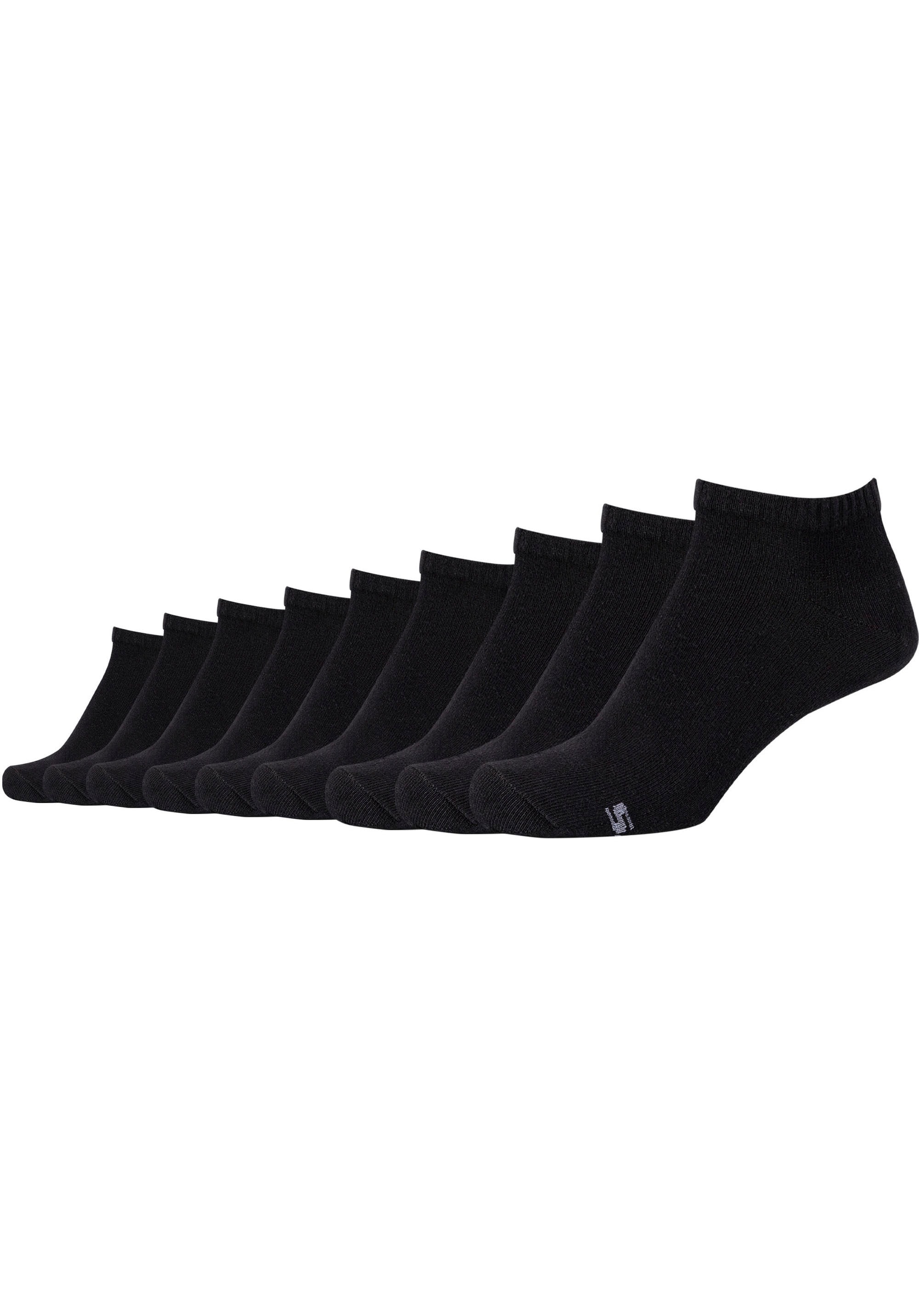 Sneakersocken, (9er Pack), mit weichem Bund