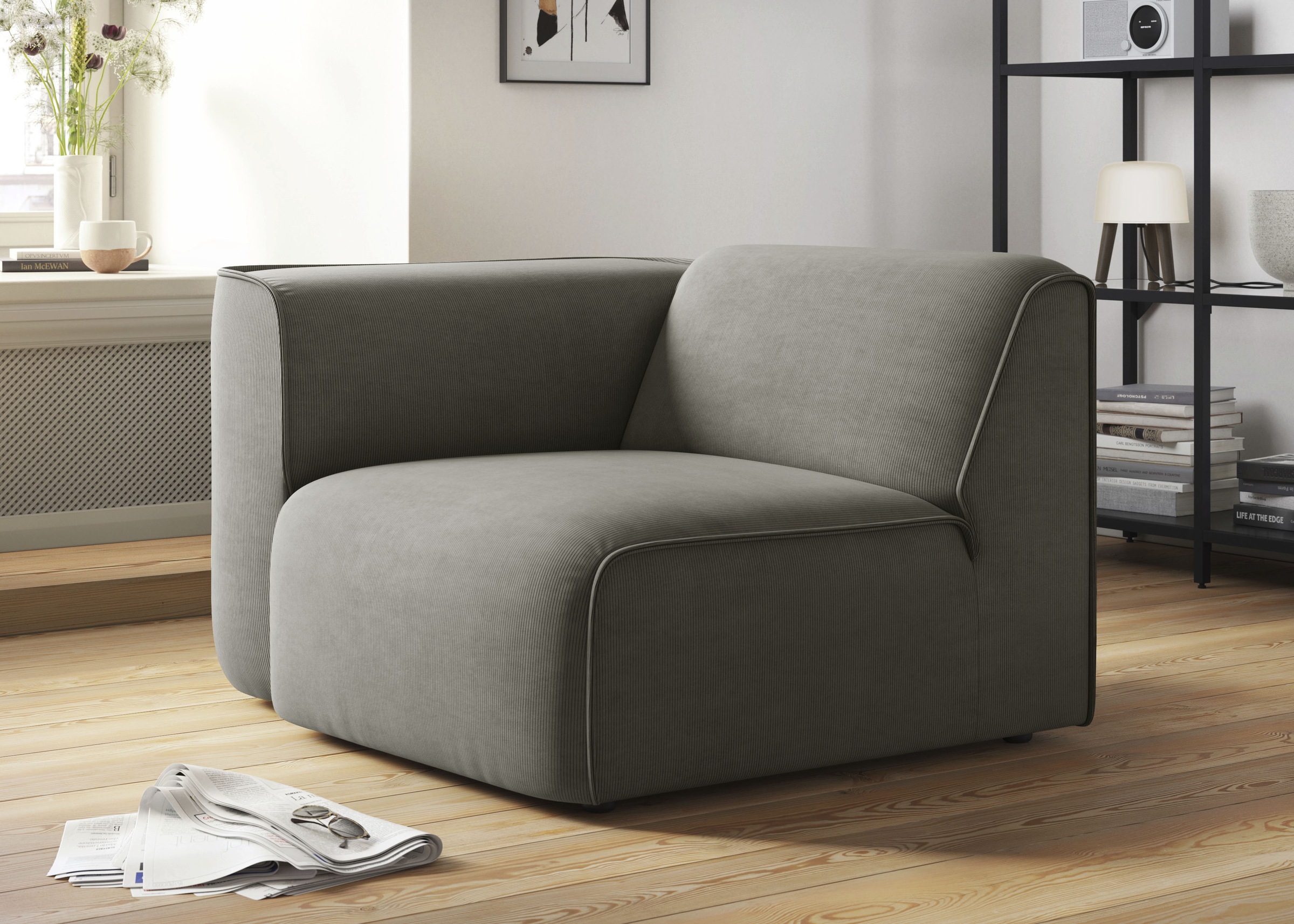 RAUM.ID Sessel »Merid Sofa-Eckelement, Maße B/T/H: 109/97/46 cm«, als Modul günstig online kaufen