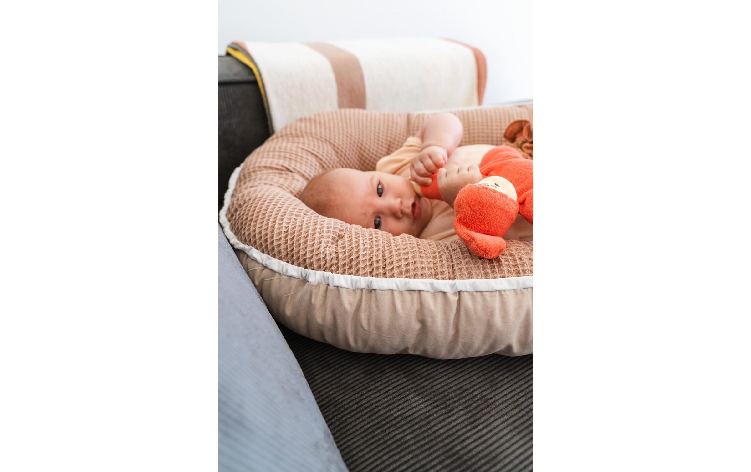 ULLENBOOM ® Bettnestchen »Babynest Waffel Uni«