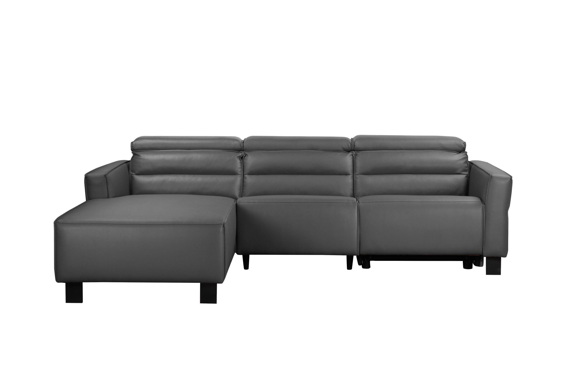 Places of Style Ecksofa »Carpari, L-Form, 263 cm, manuelle o. elektrische Relaxfunktion,«, USB A/C und Kopfteilverstellg