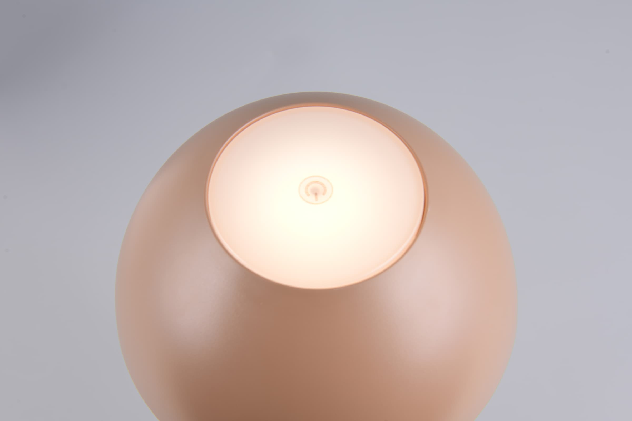my home LED Außen-Tischleuchte »Abbey Tischleuchte (Stück)«, 1 flammig, Leuchtmittel LED-Board | LED fest integriert, Outdoor Akku Tischlampe Pilzdesign, USB-C, 4-fach Touch Dimmer, IP54