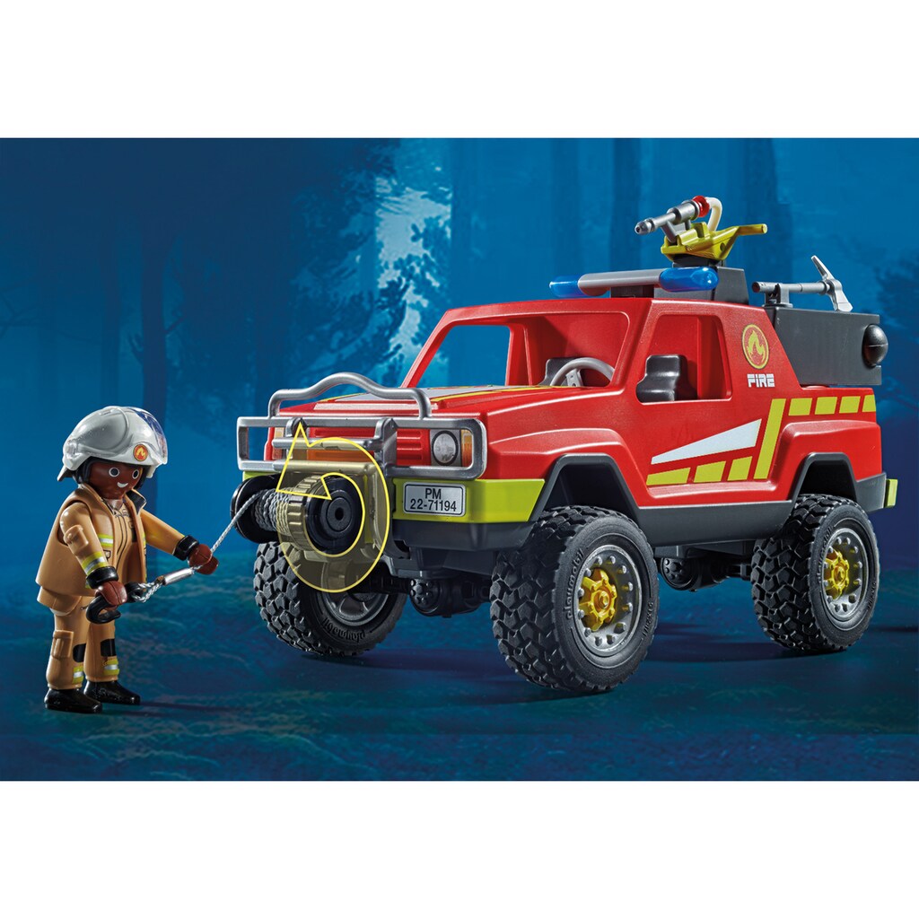 Playmobil® Konstruktions-Spielset »Feuerwehr-Löschtruck (71194), City Action«, (49 St.)