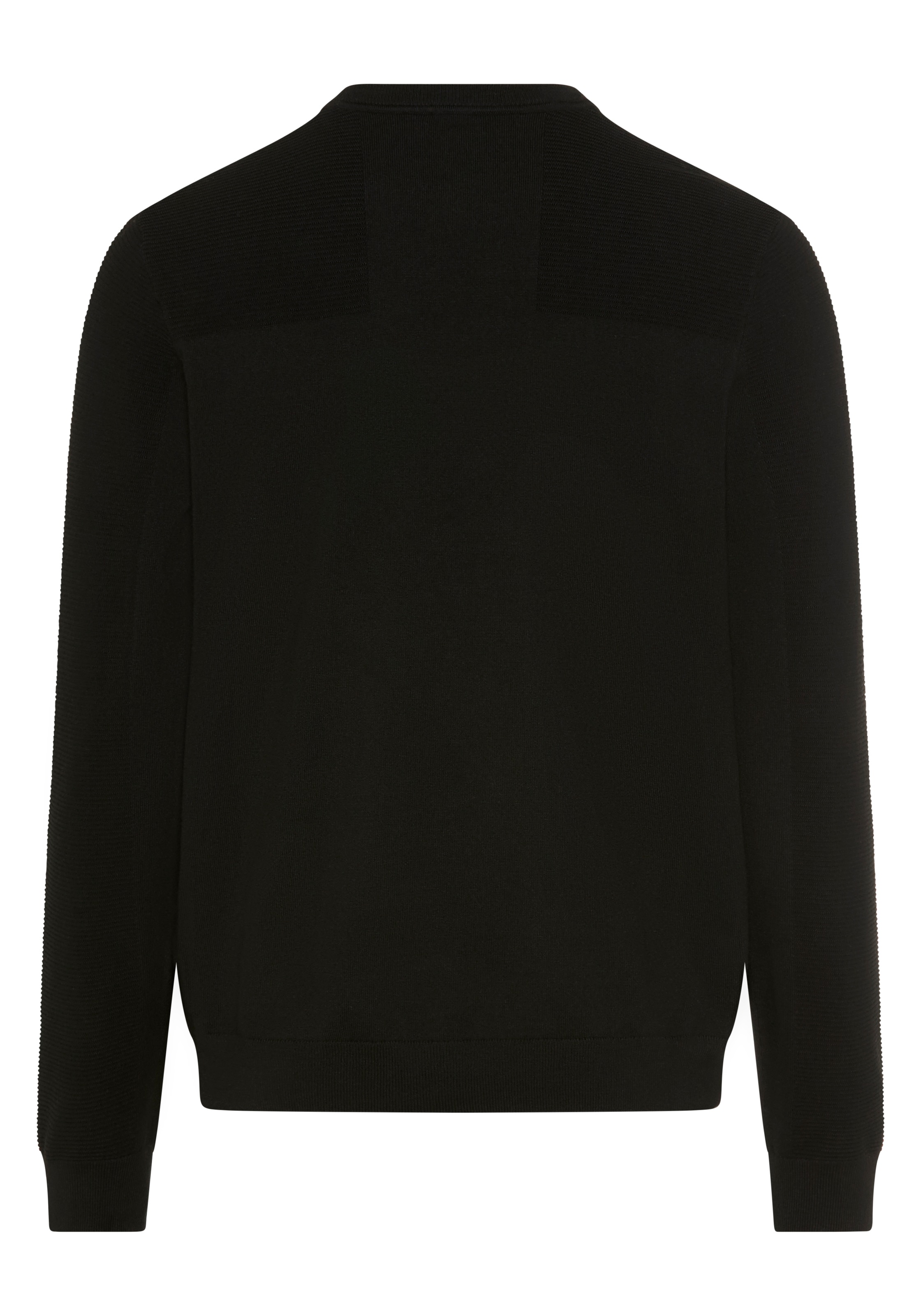 BOSS GREEN Strickpullover »KN Momentum-X CN« Rundhalsausschnitt, Regular Fit, kontrast HD-Logo