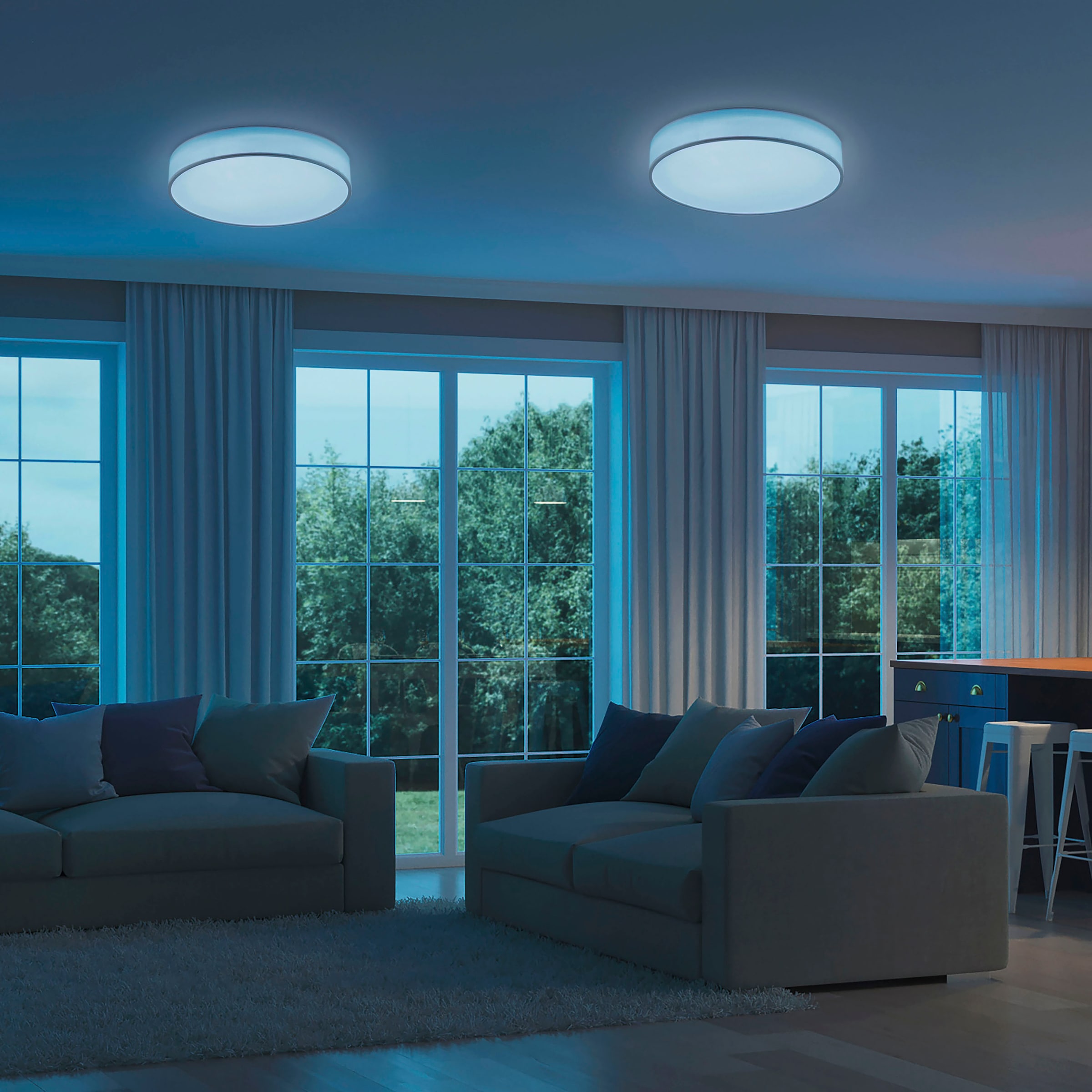 Leuchten moderne Deckenleuchte eine Home Mit LED kaufen online flammig-flammig, 1 TRIO für Smart »DIAMO«, Lösung WiZ-Technologie