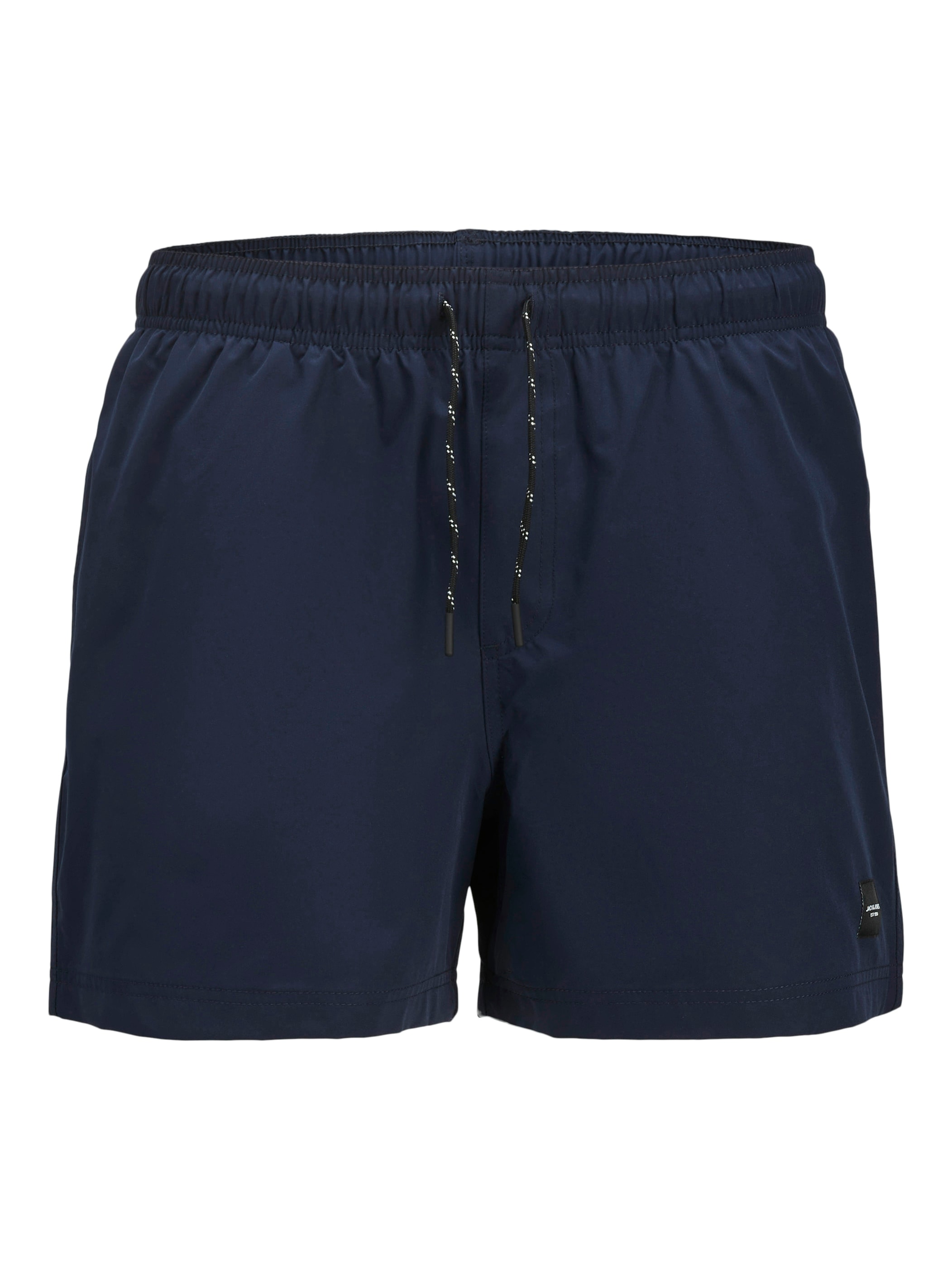 Jack & Jones Badeshorts »JPSTMAUI  Badeshort mit elastischem Bund und normalem Schnitt« unifarben, modisch, slim fit, Polyester