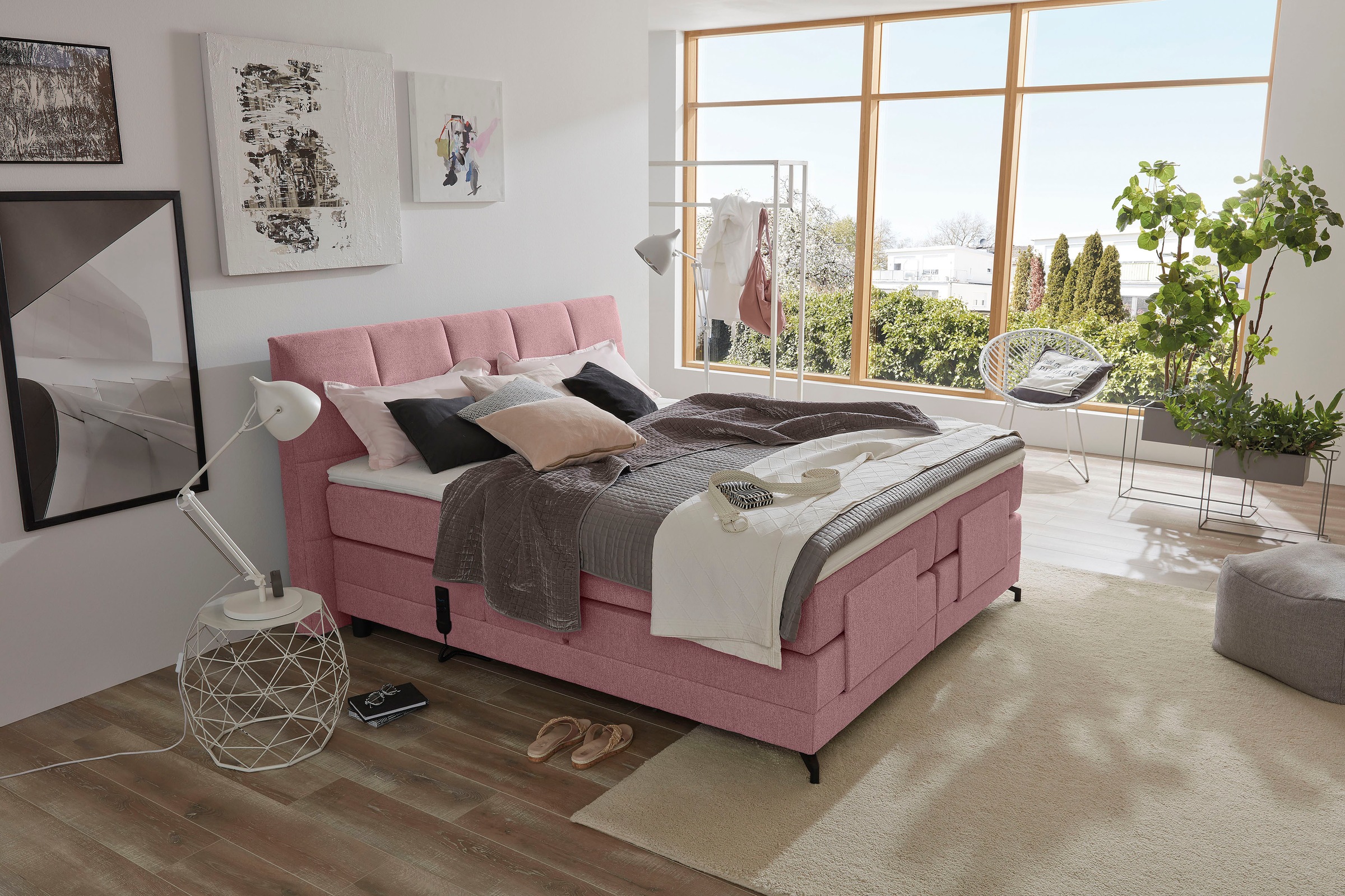 2. Bild von ADA trendline Boxspringbett »Emalia«, inklusive Matratze und Topper, in verschiedenen Größen und Härtegraden