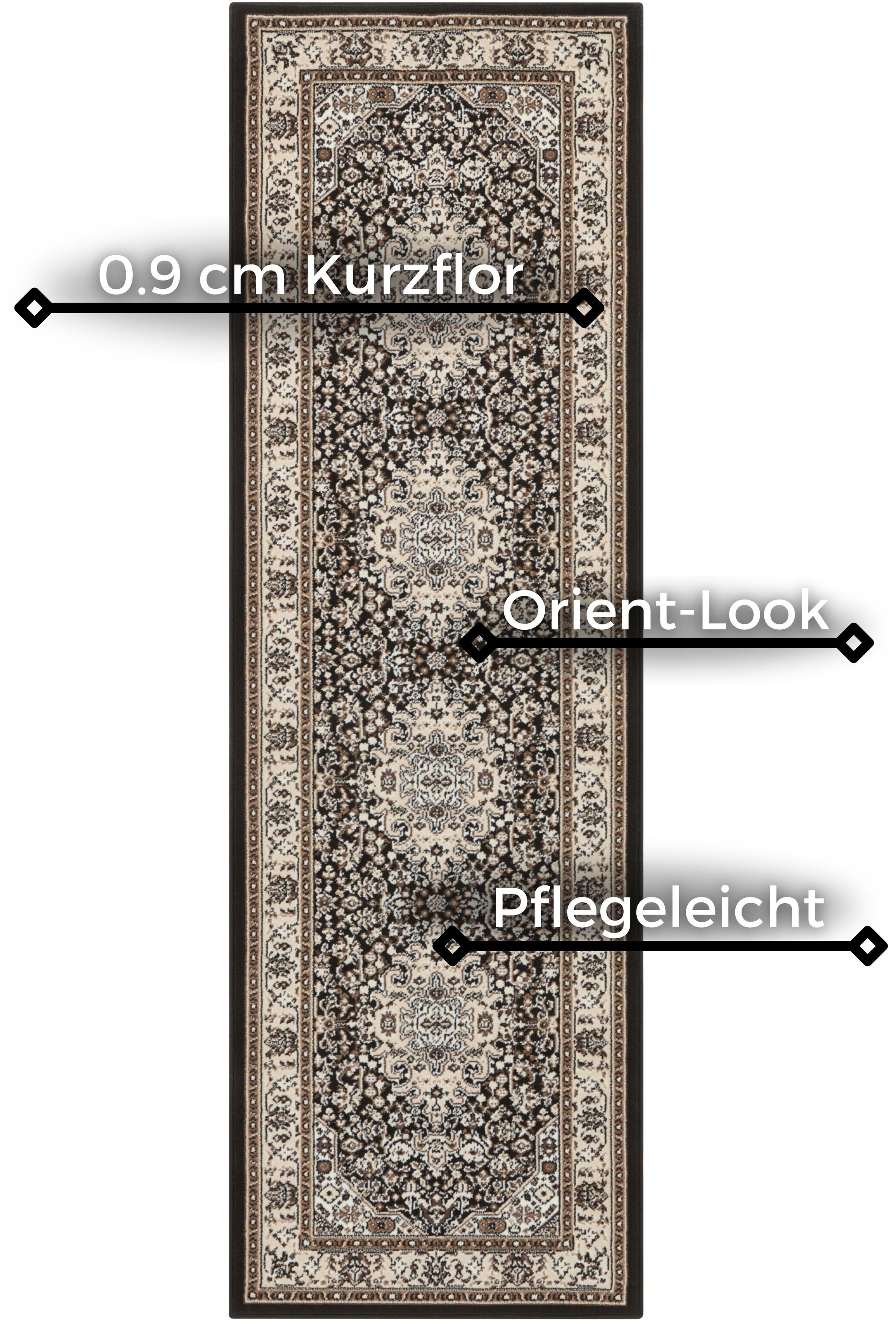 HANSE Home Teppich »Skazar Isfahan«, rechteckig, 9 mm Höhe, Kurzflor, Orien günstig online kaufen