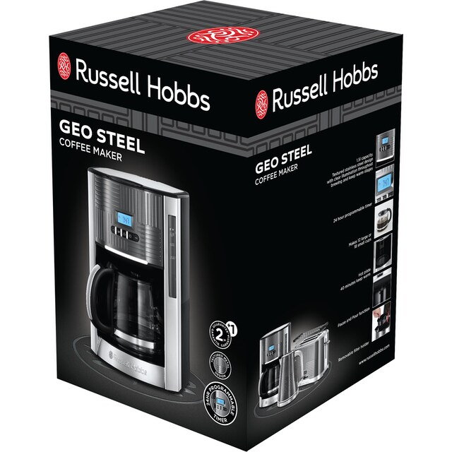 RUSSELL HOBBS Filterkaffeemaschine »Geo Steel 25270-56«, Papierfilter, 1x4  auf Rechnung bestellen