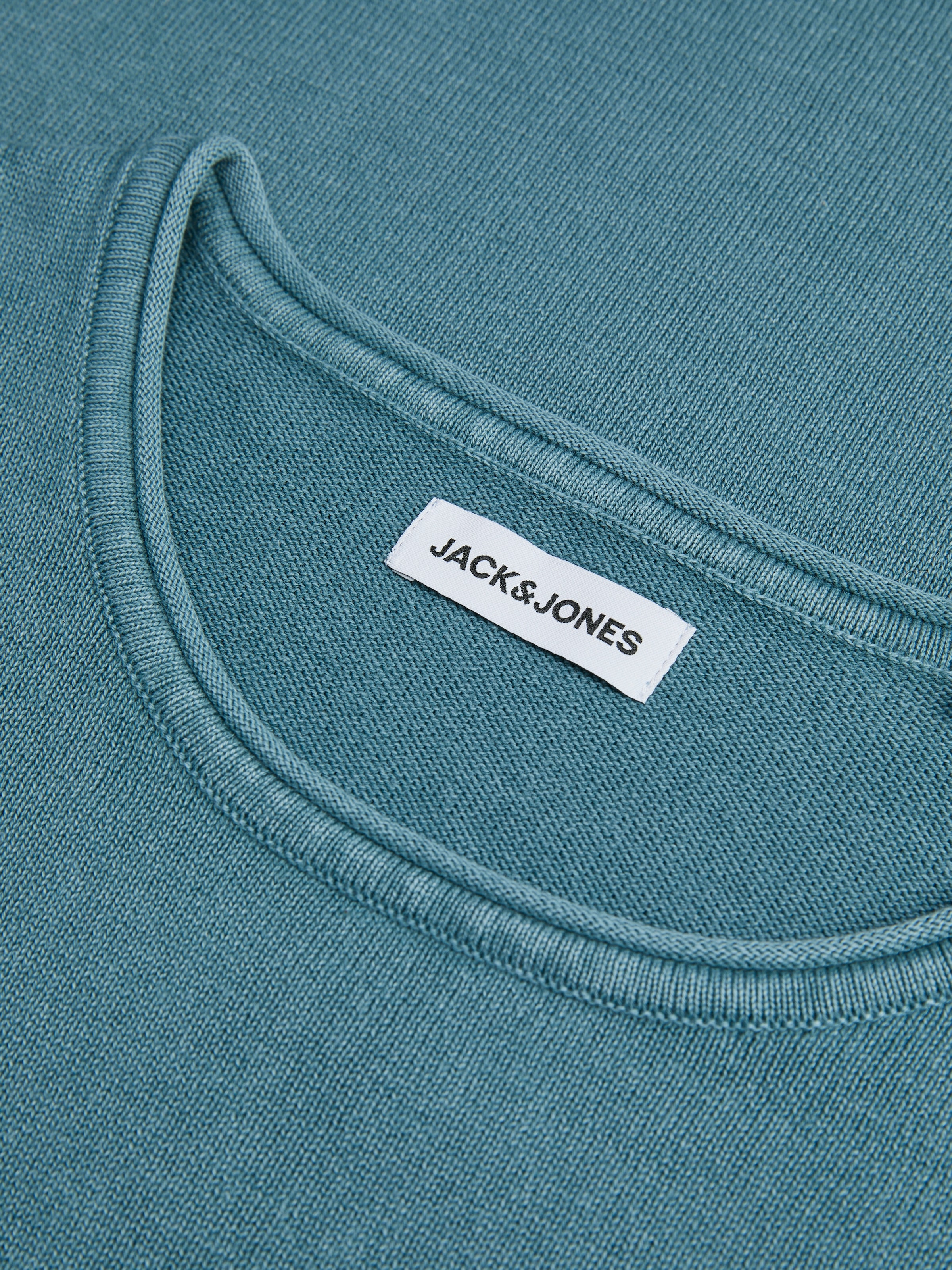 Jack & Jones Strickpullover »JJELEO KNIT CREW NECK NOOS«, mit Rundhalsausschnitt