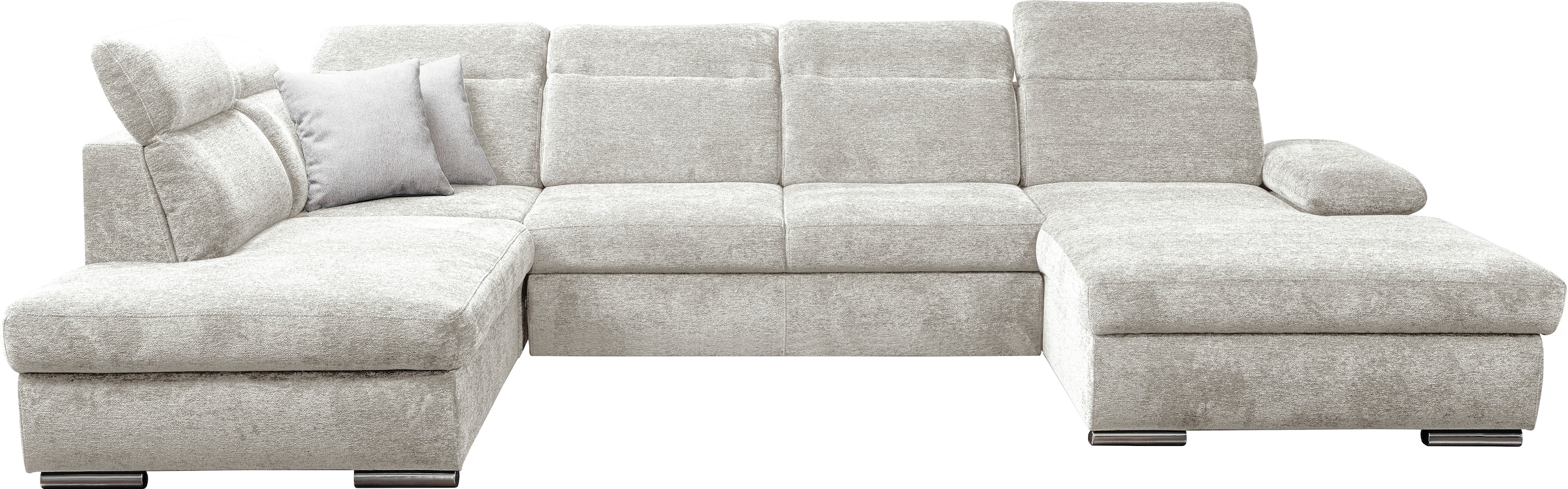 WERK2 Wohnlandschaft »Cordoba inkl. Bett, Bettkasten & Kopfteilfunktion, Breite 359 cm«