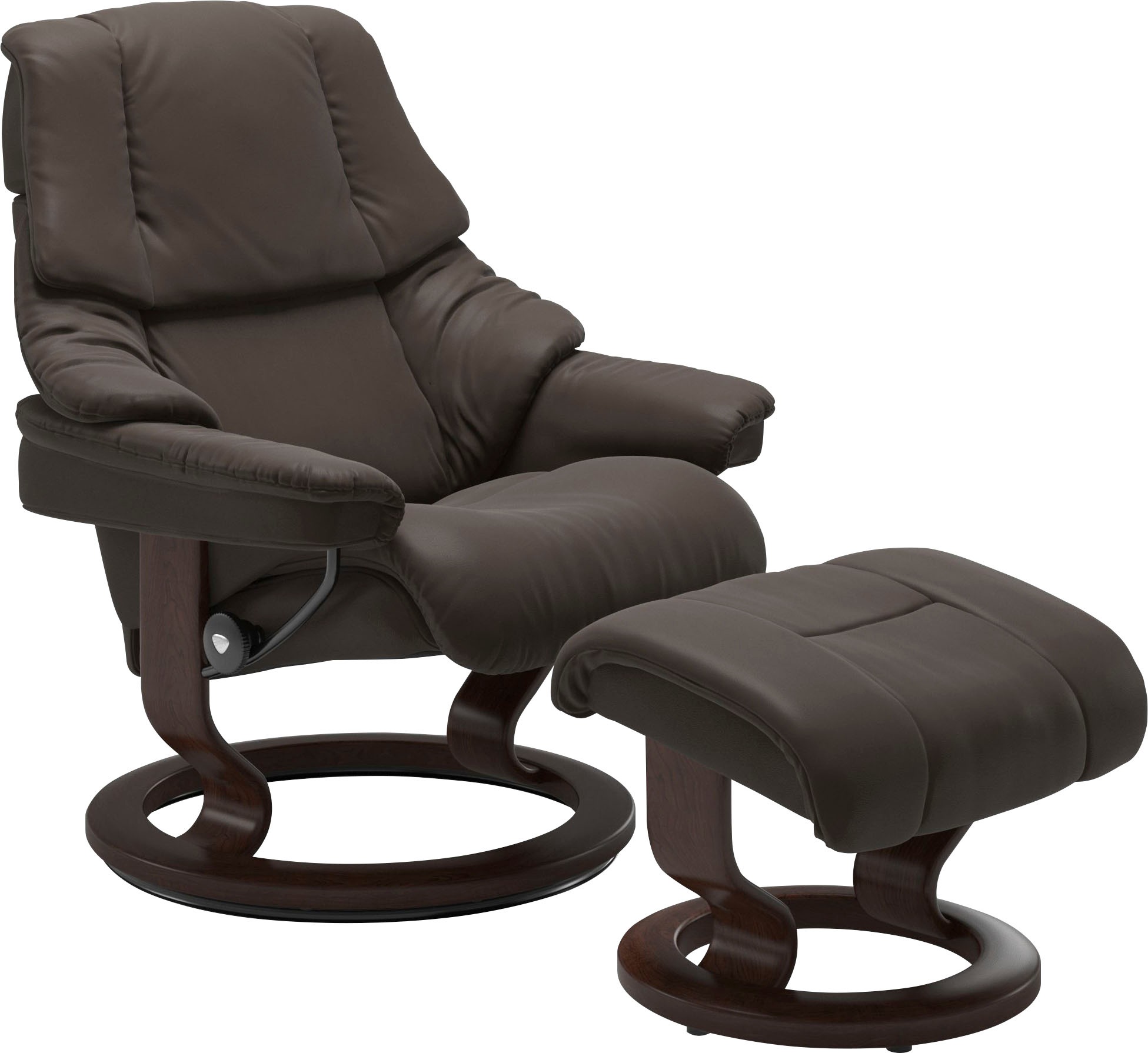 Stressless Fußhocker "Reno" mit Classic Base, Gestell Braun günstig online kaufen