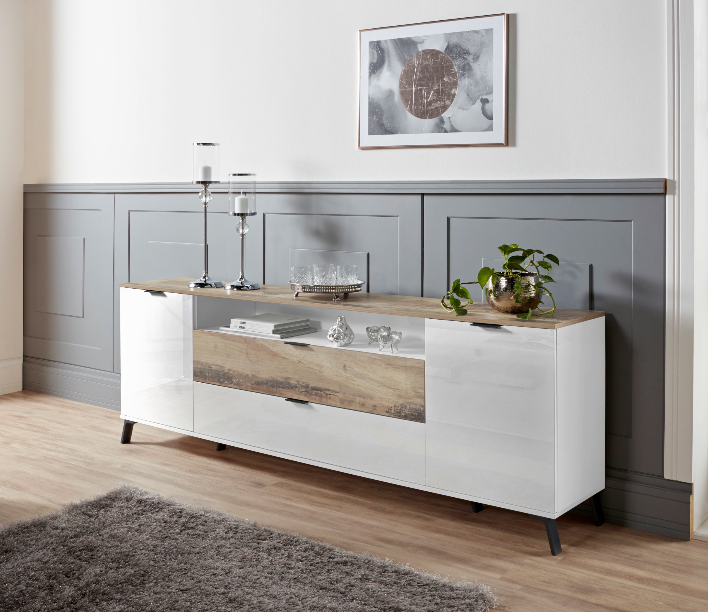 Home affaire Sideboard »CASANOVA« Breite ca. 220 cm