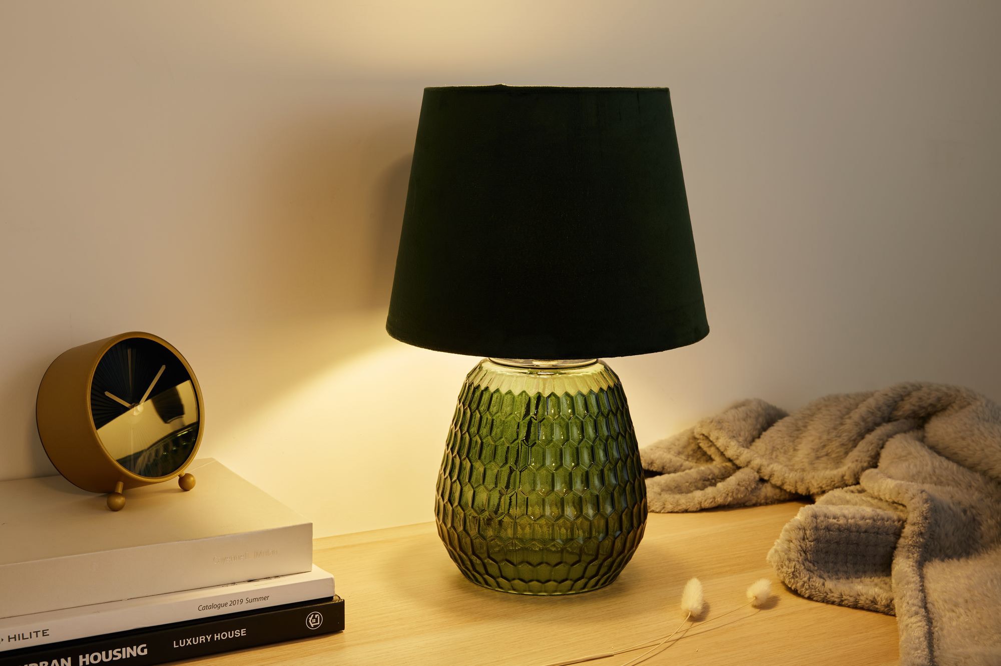 Pauleen Tischleuchte »Crystal Velours«, 1 flammig, Leuchtmittel E14   ohne günstig online kaufen